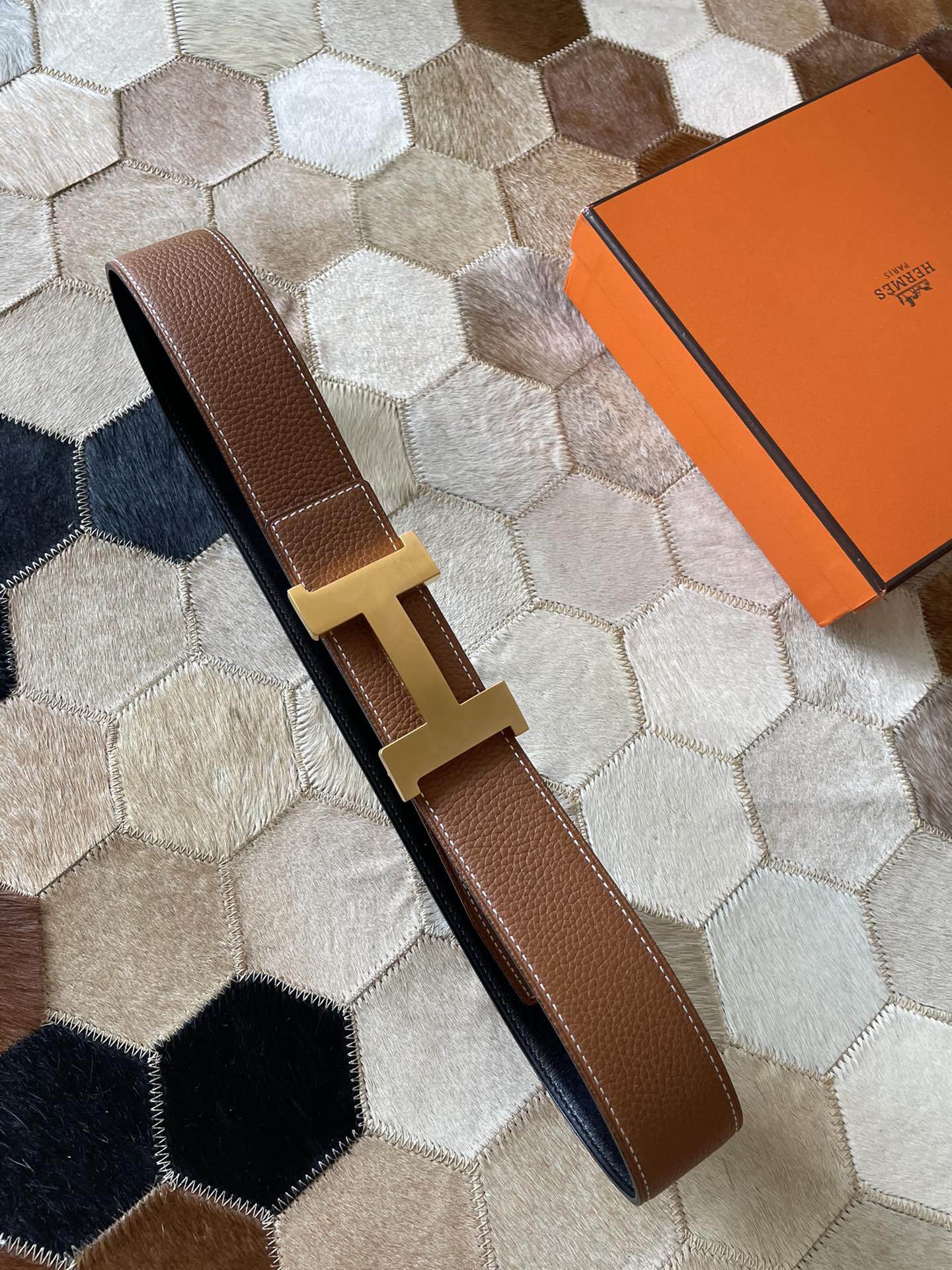 Hermès Male Basic Belt 38mm-s-m