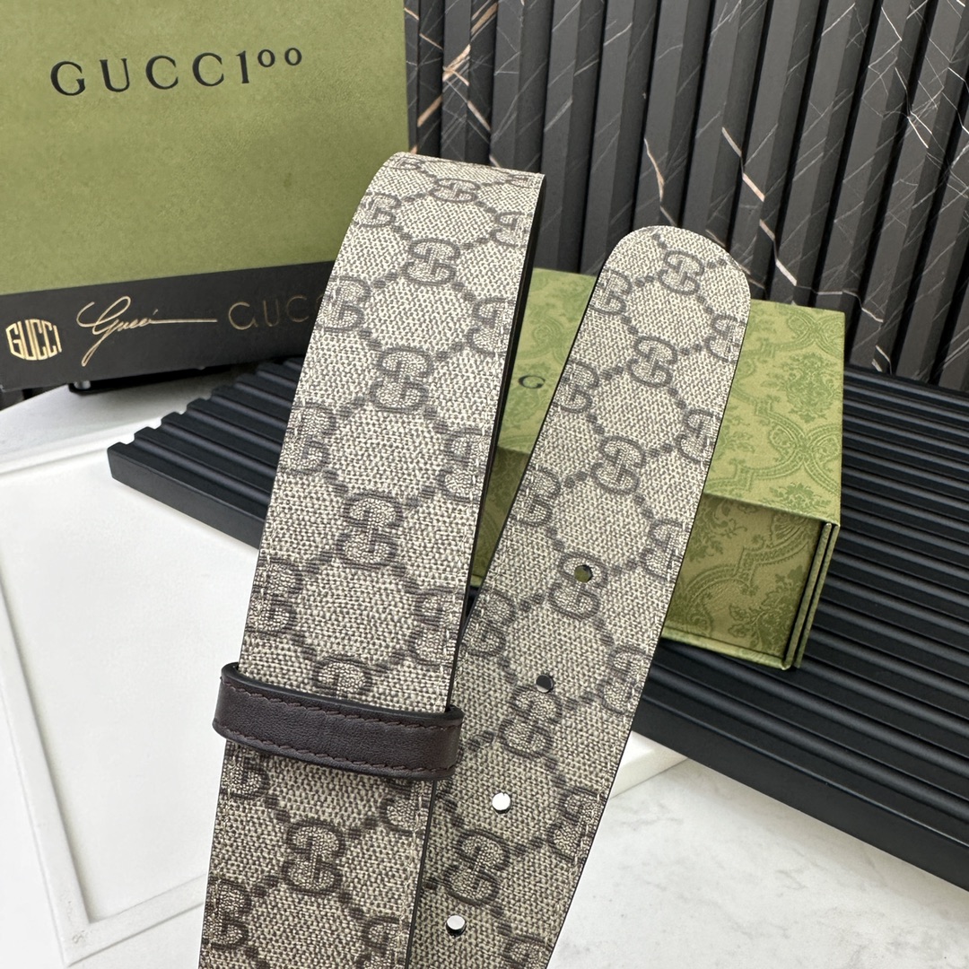 Gucci Male Basic Belt Cow Leather Waterproof M