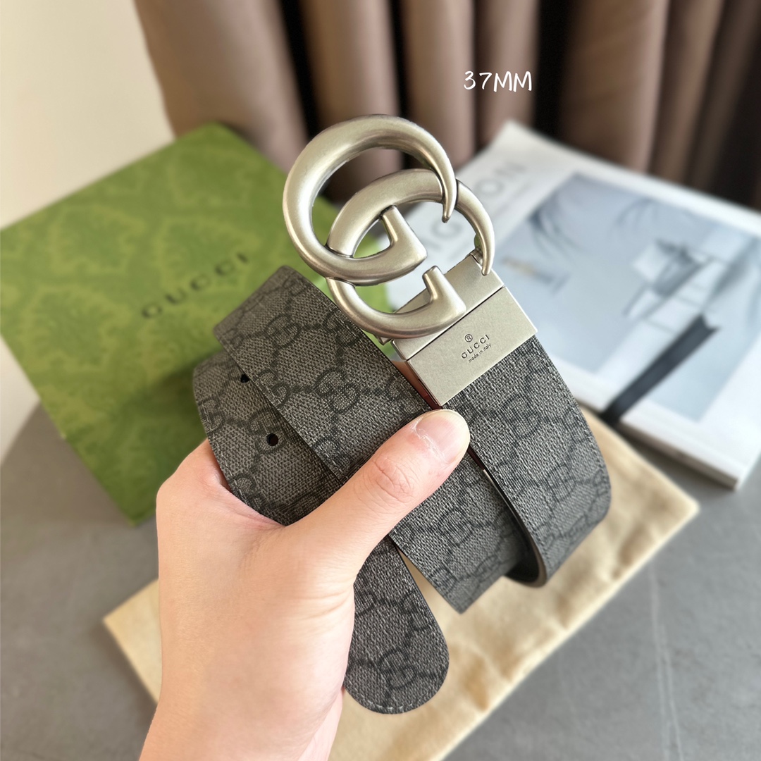 Gucci Male Basic Belt Canvas Beige M