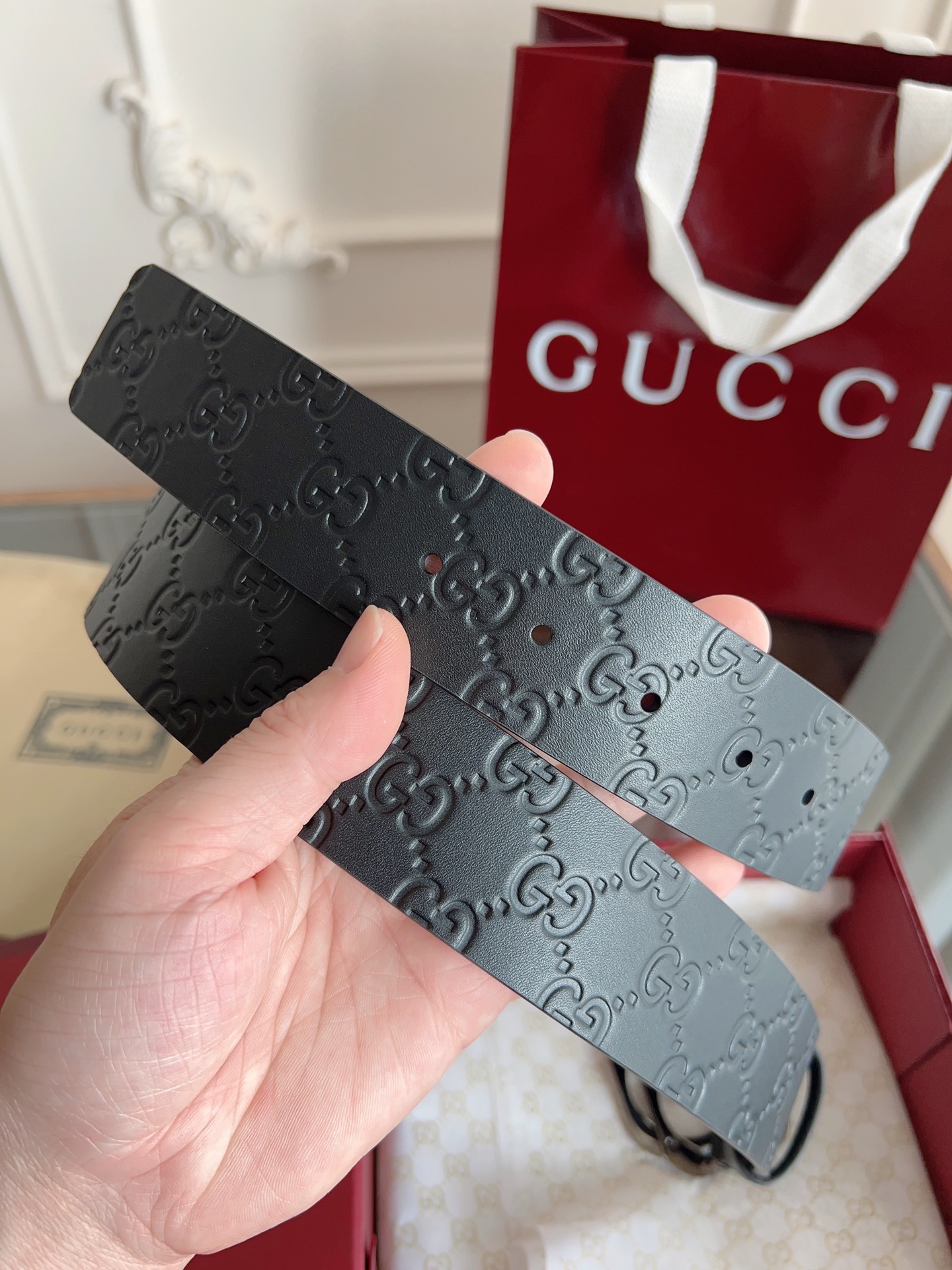 Gucci Basic Belt 40mm-l