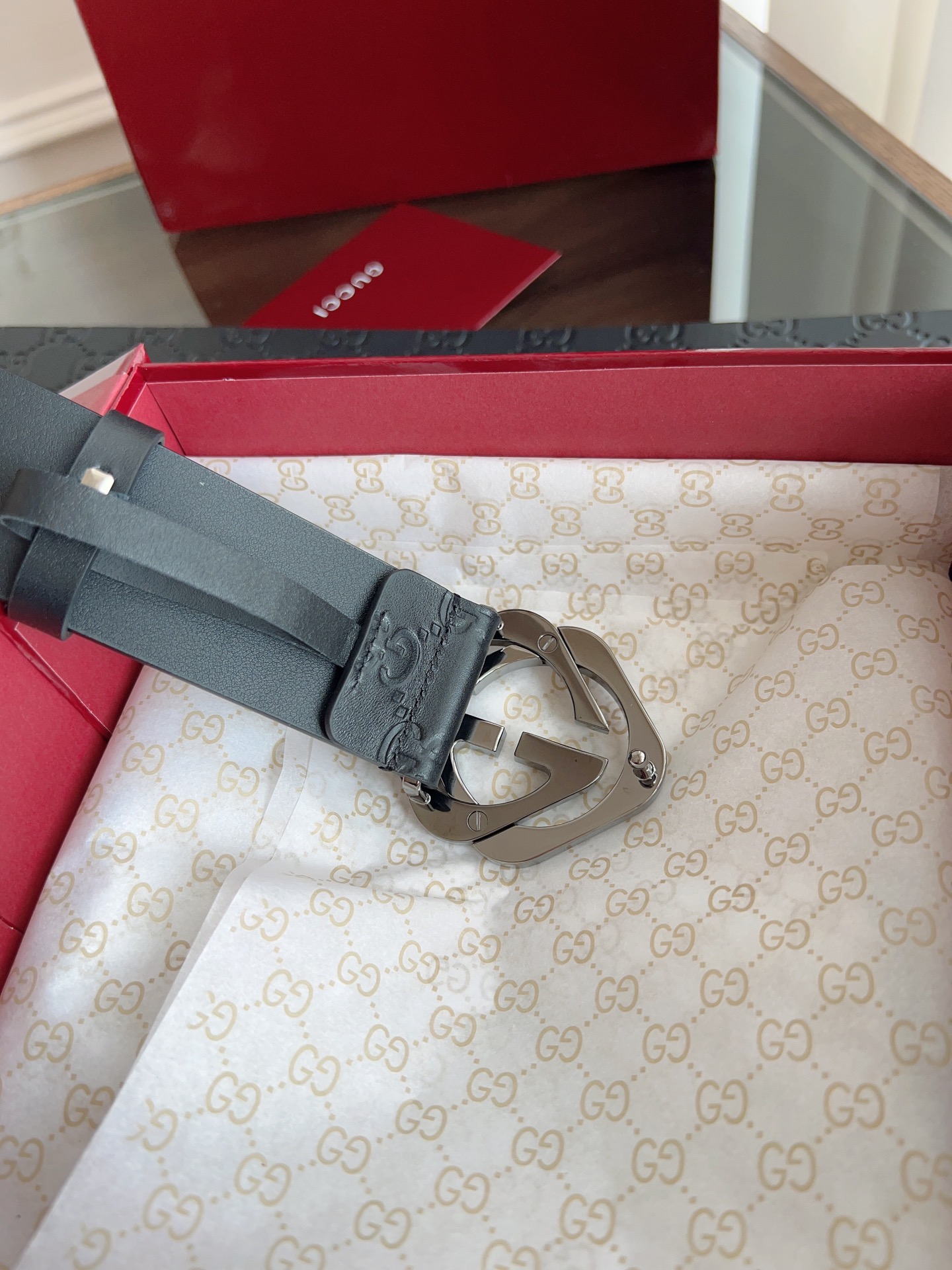 Gucci Basic Belt 40mm-l