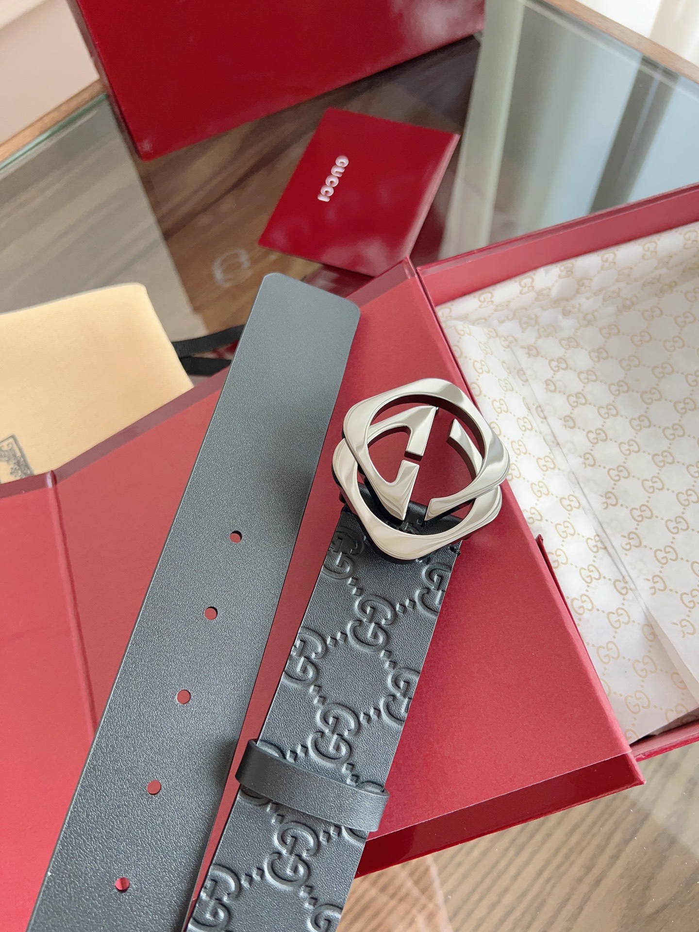 Gucci Basic Belt 40mm-l