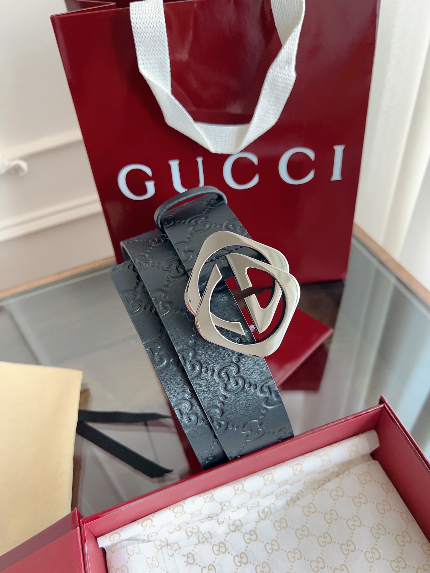 Gucci Basic Belt 40mm-l