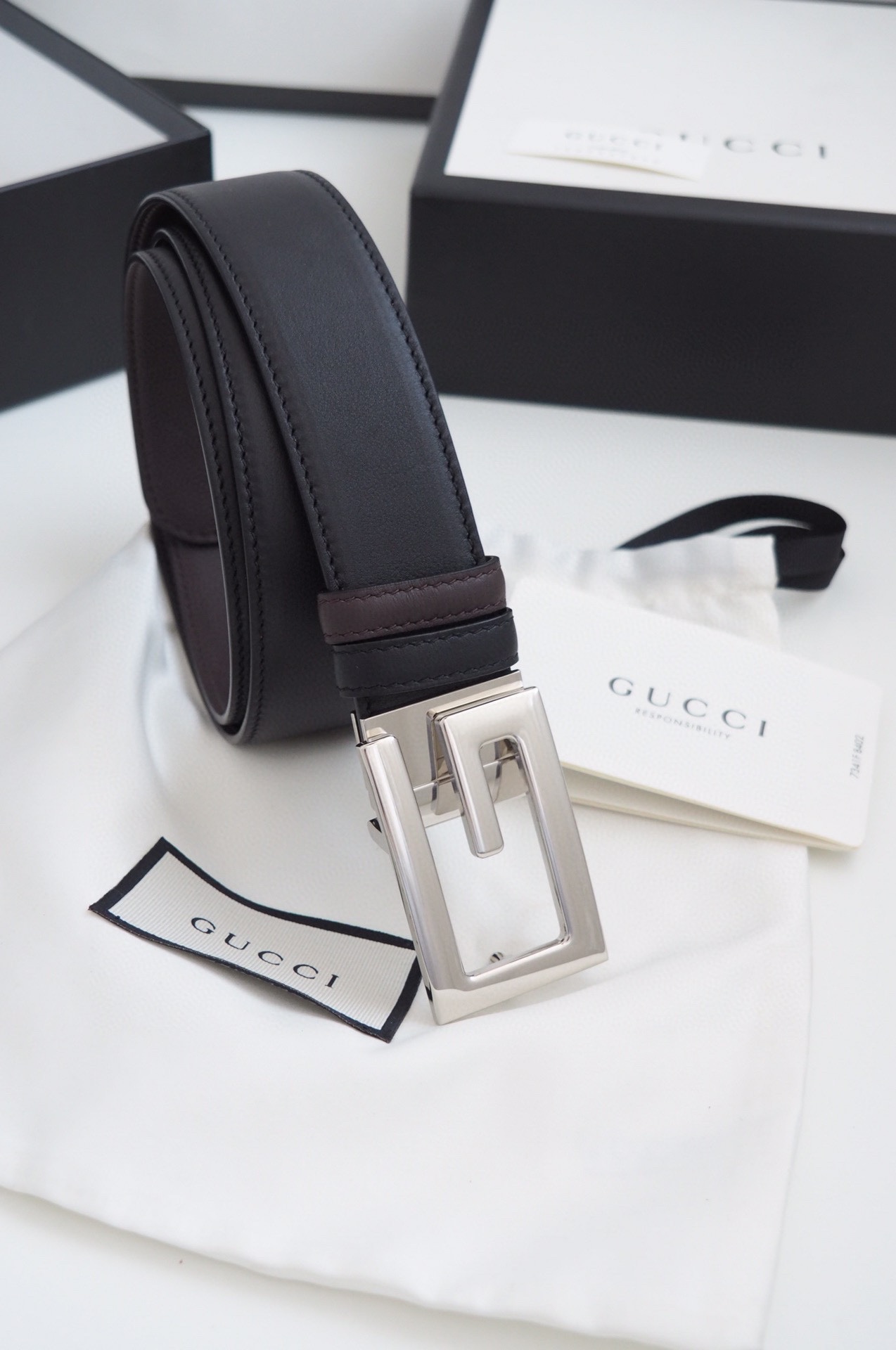 Gucci Male Basic Belt Cow Leather M