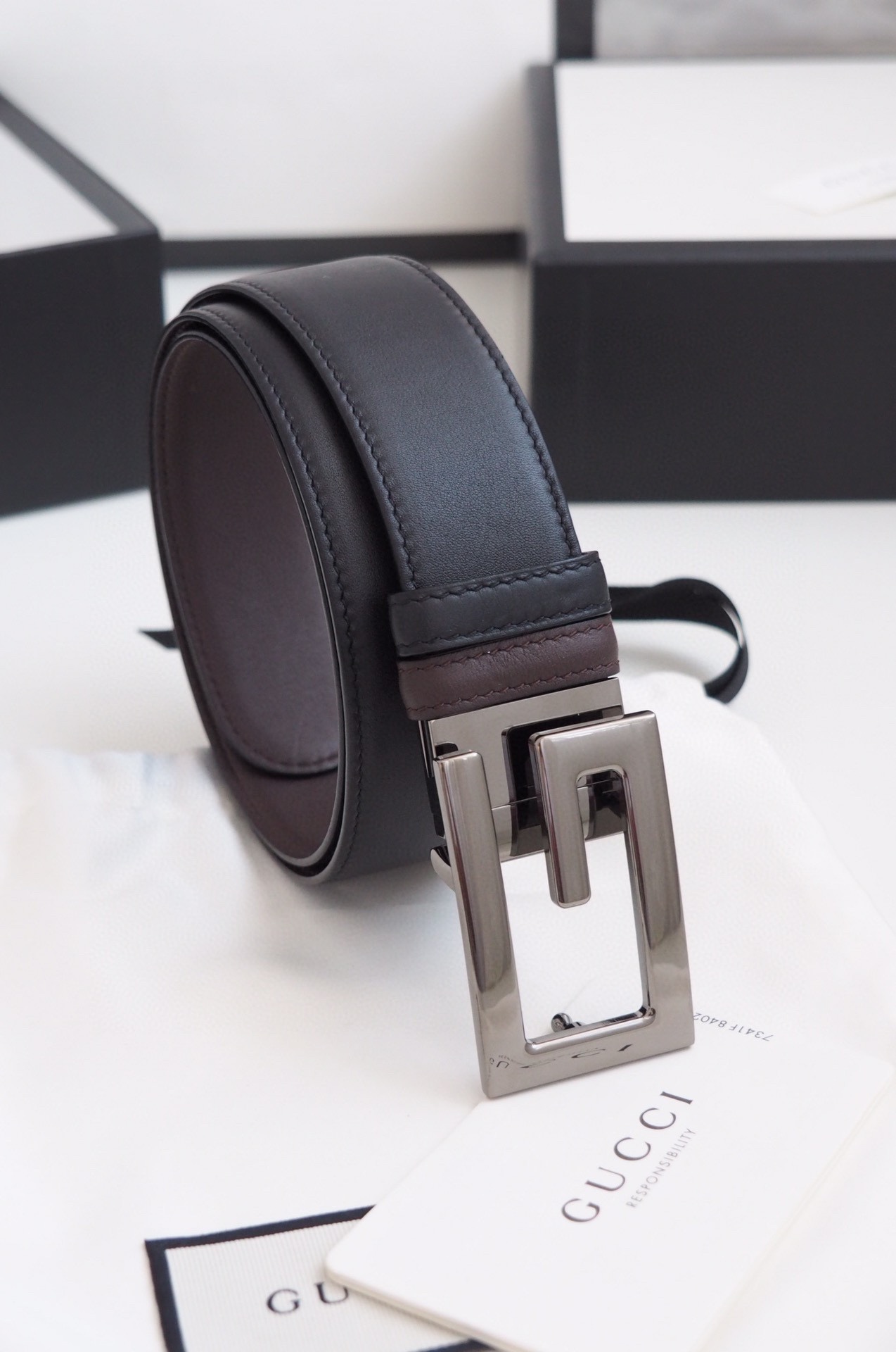 Gucci Male Basic Belt Cow Leather M