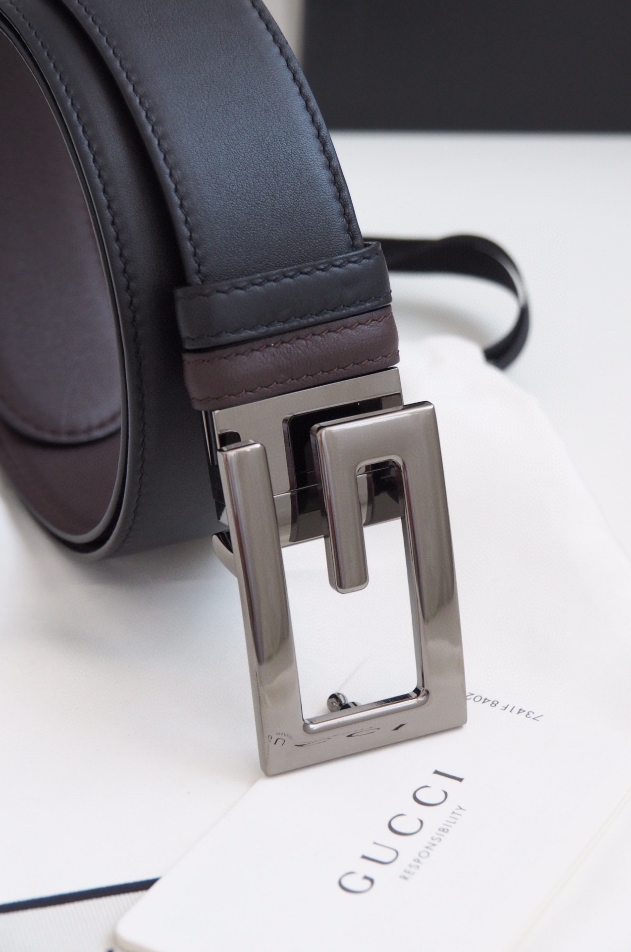 Gucci Male Basic Belt Cow Leather M