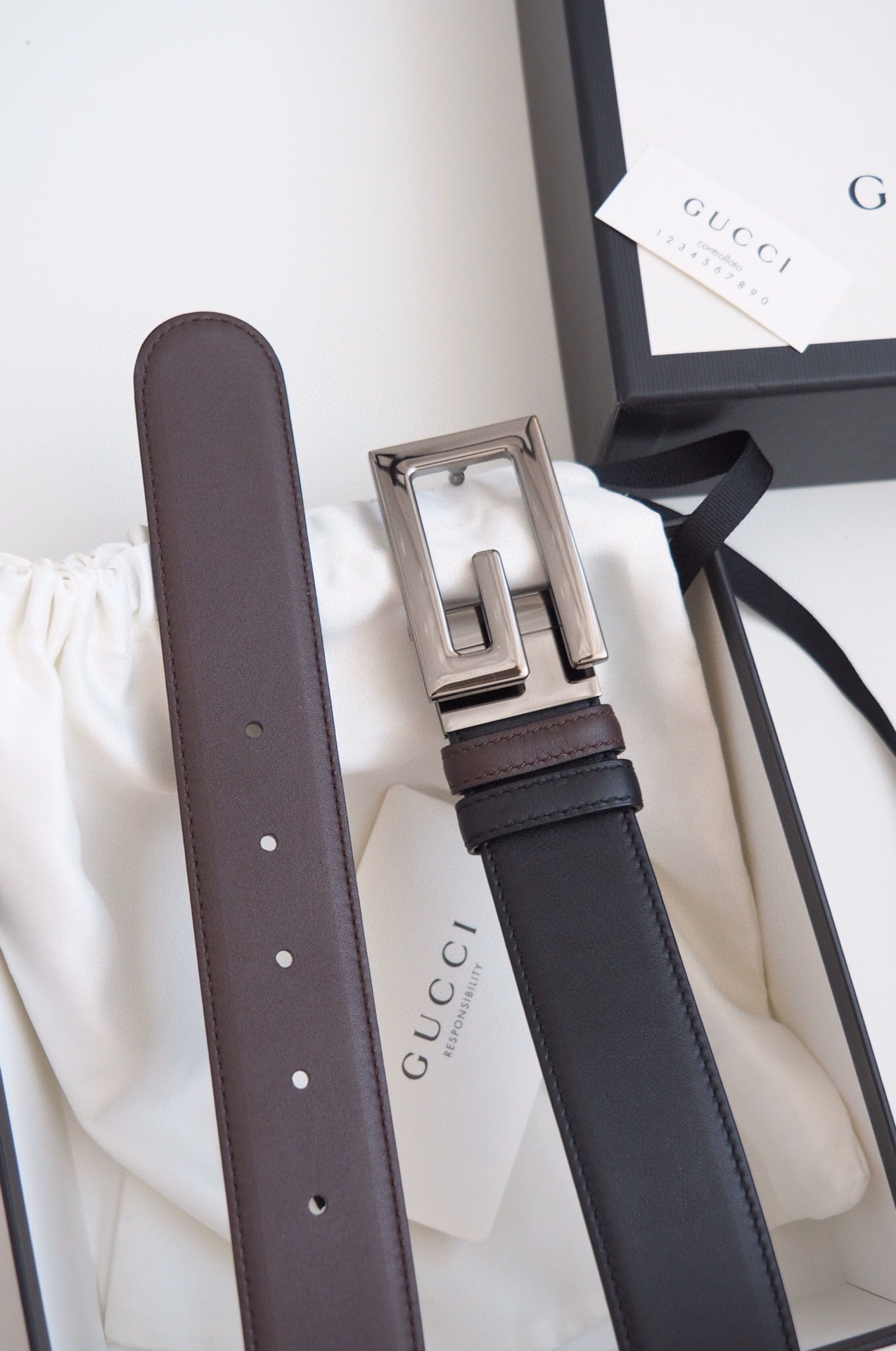 Gucci Male Basic Belt Cow Leather M