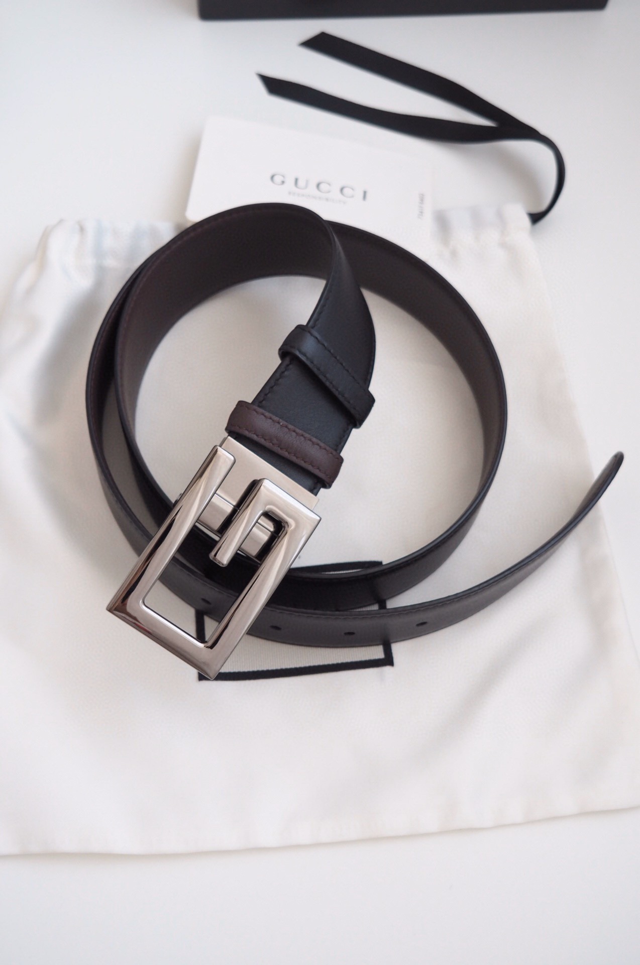 Gucci Male Basic Belt Cow Leather M