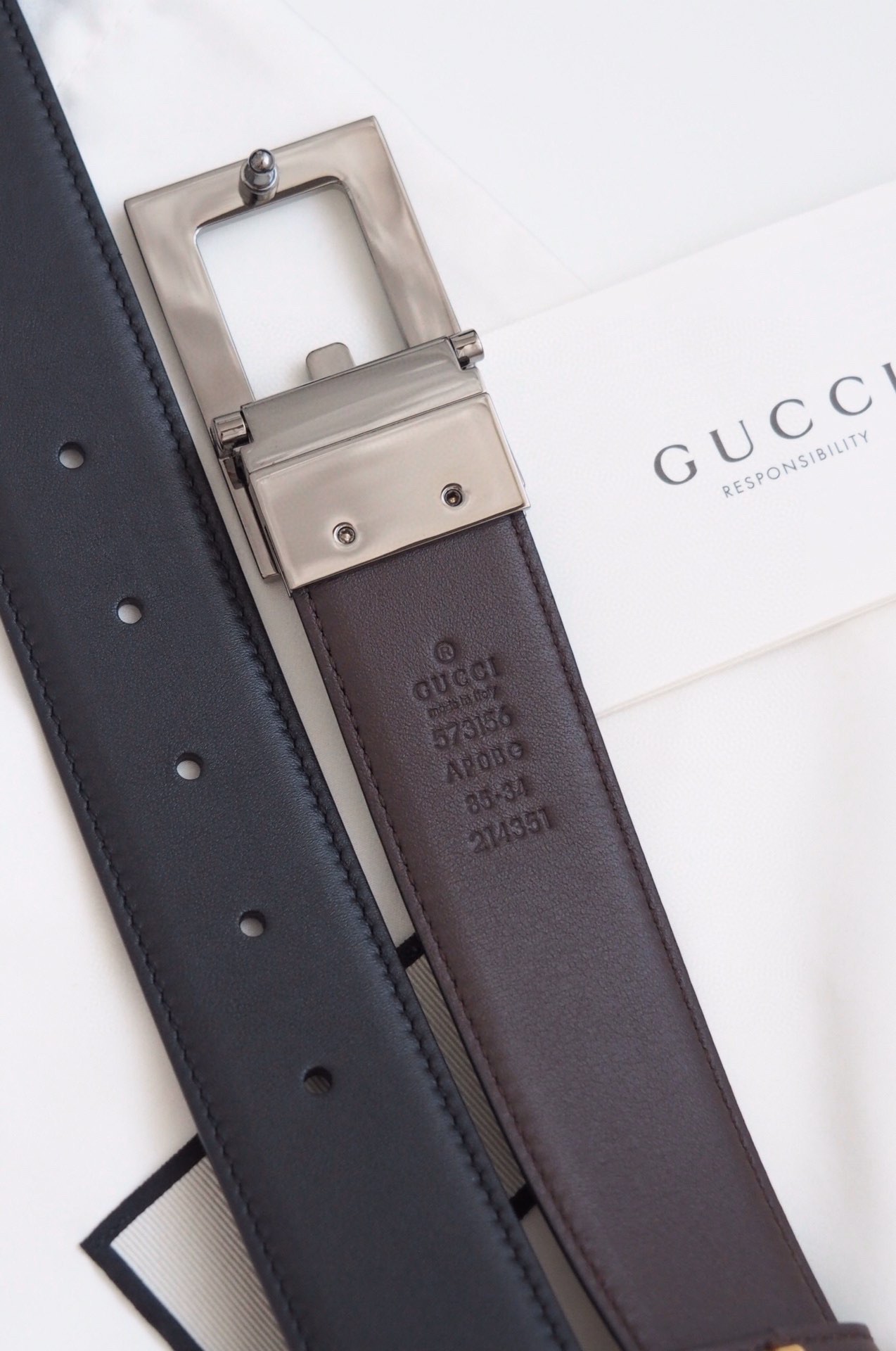 Gucci Male Basic Belt Cow Leather M