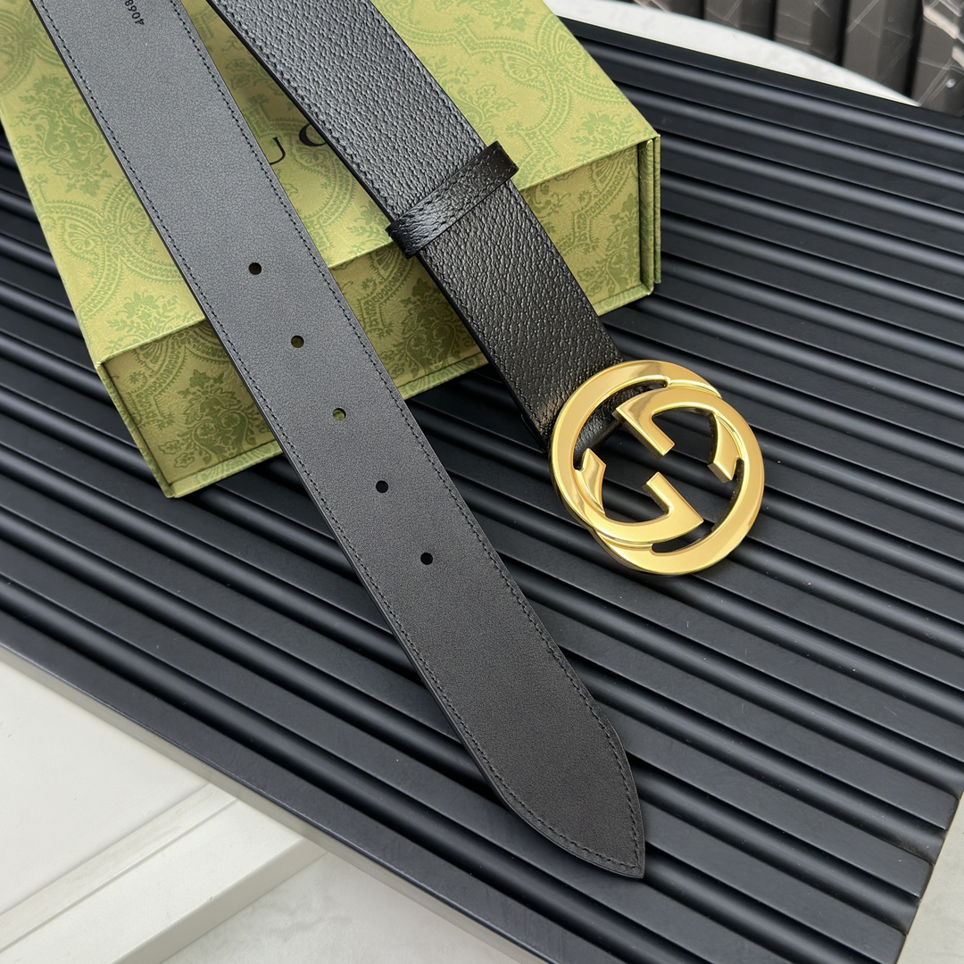 Gucci Male Basic Belt Cow Leather Waterproof M