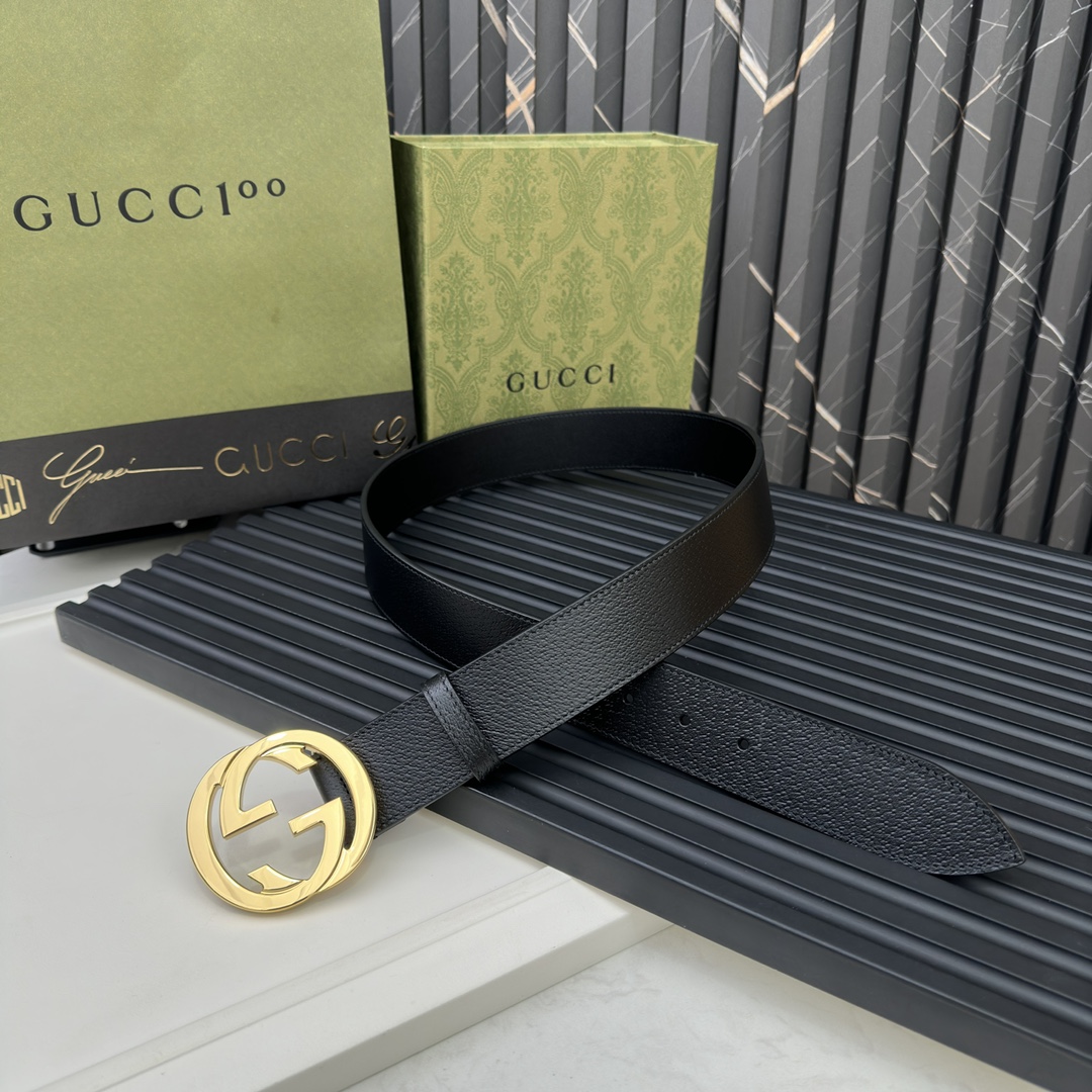 Gucci Male Basic Belt Cow Leather Waterproof M