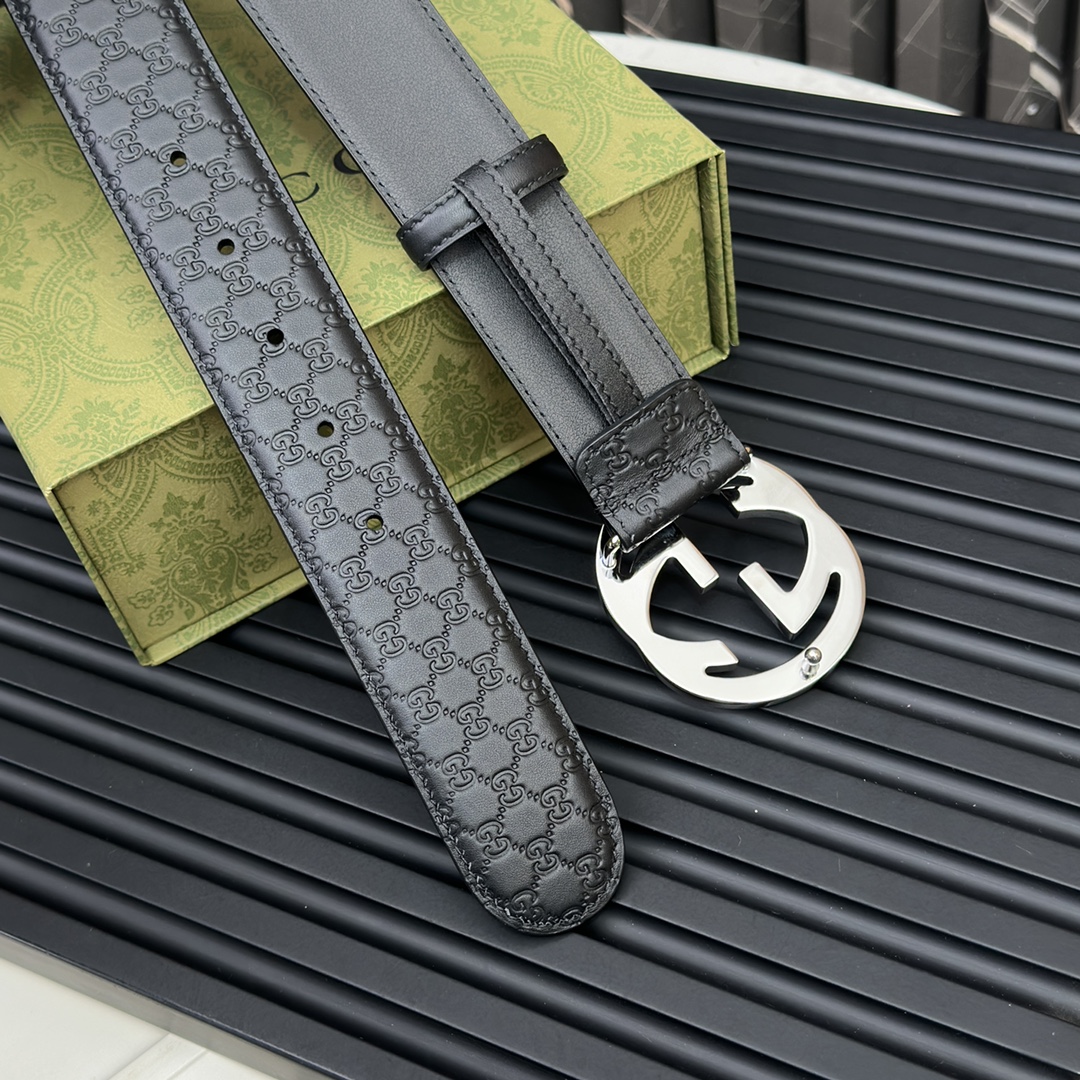 Gucci Male Basic Belt Cow Leather Waterproof M