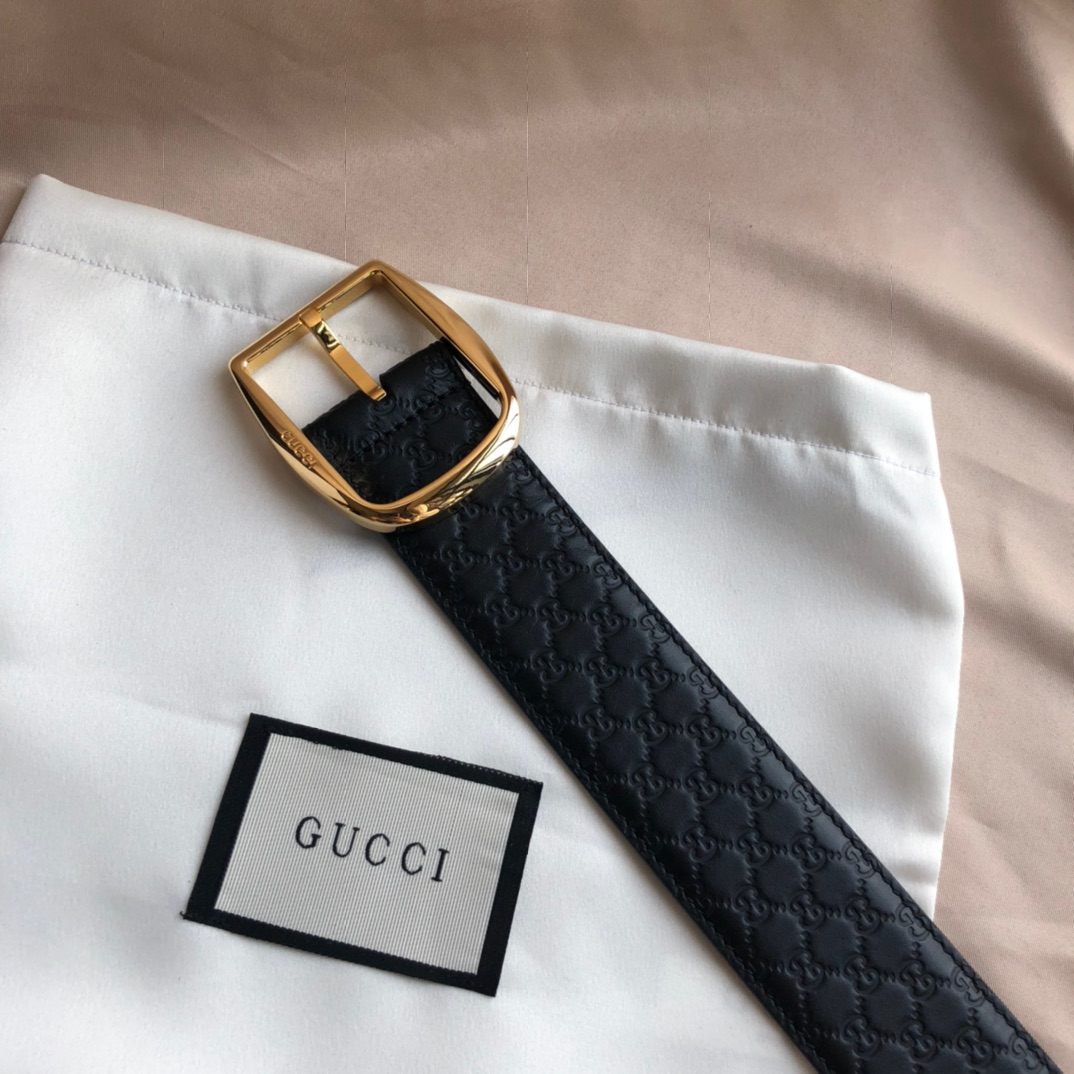Gucci Male Pin Buckle Belt Cow Leather