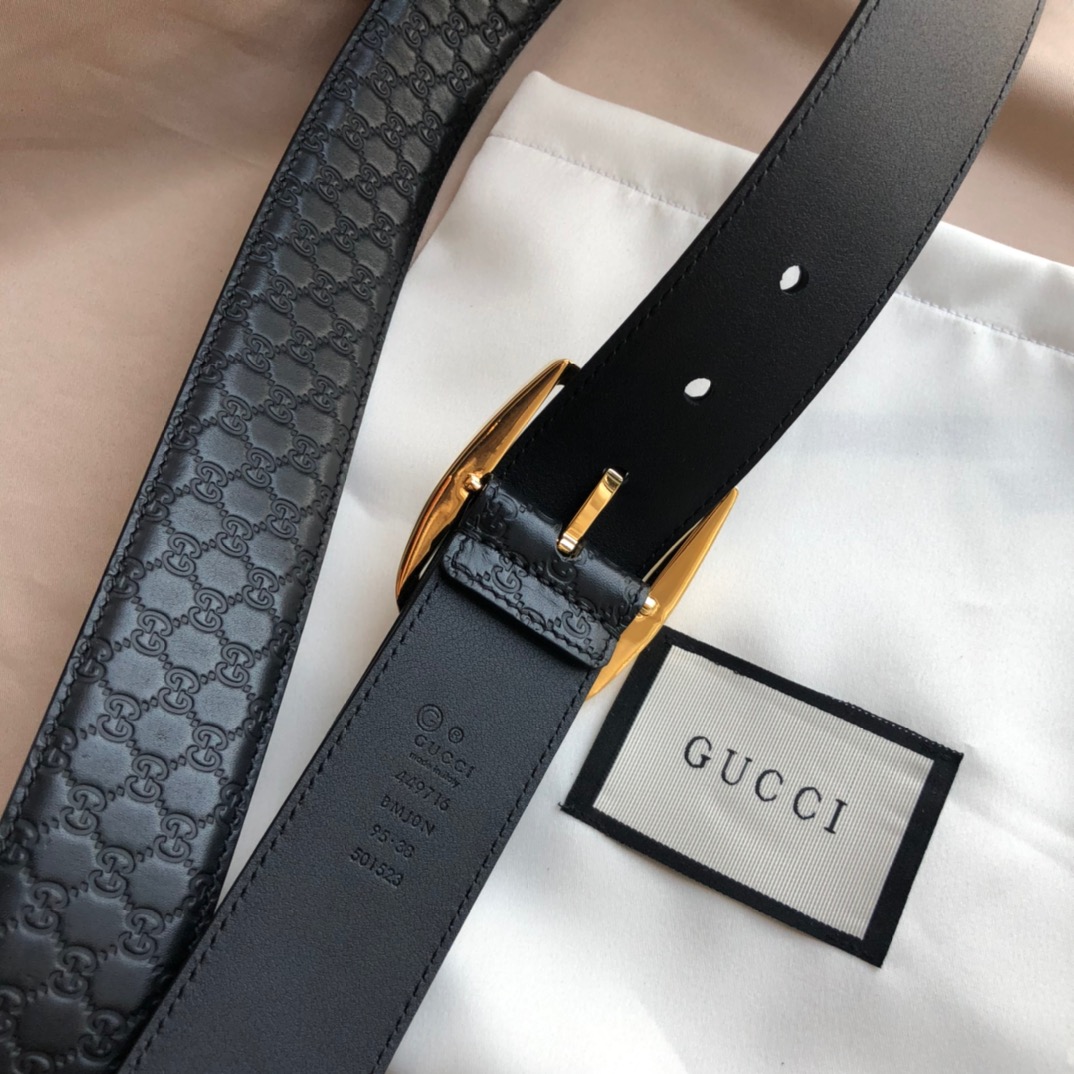 Gucci Male Pin Buckle Belt Cow Leather