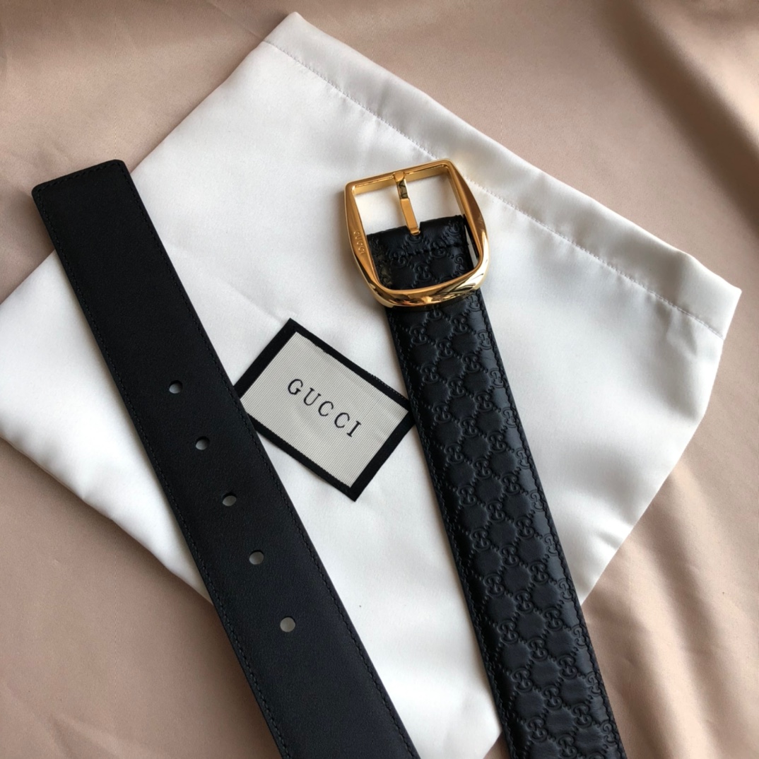 Gucci Male Pin Buckle Belt Cow Leather