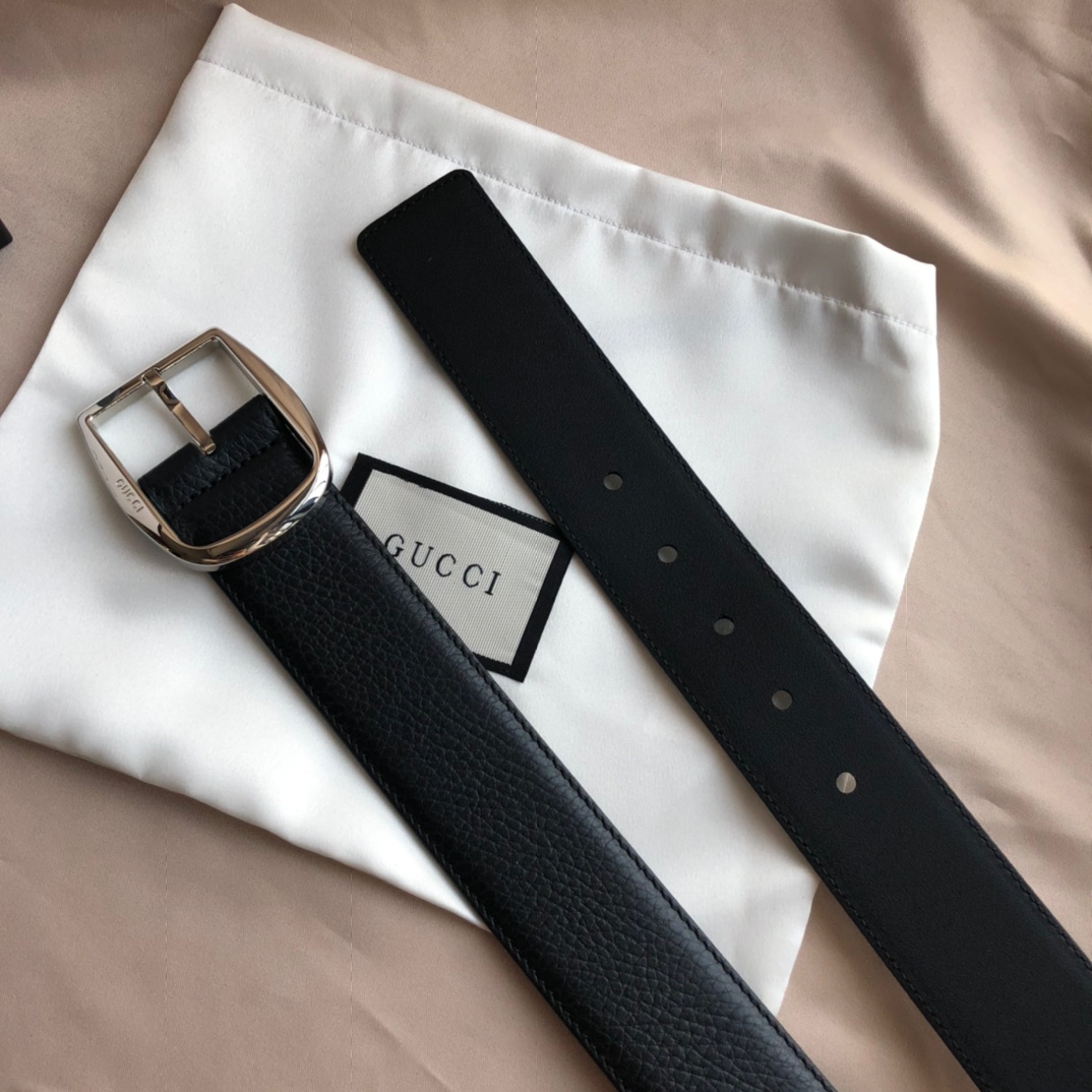 Gucci Male Pin Buckle Belt Cow Leather