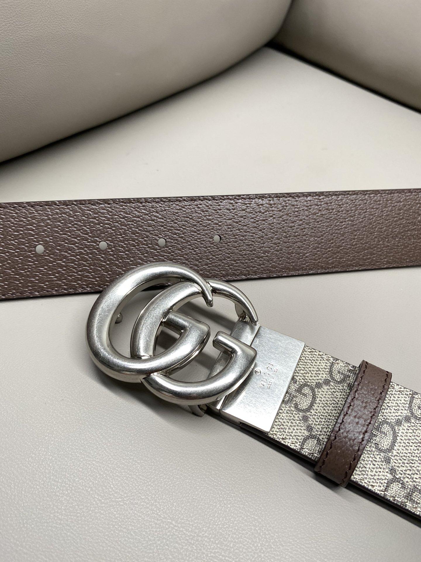 Gucci Male Canvas Belt Canvas Black S-m