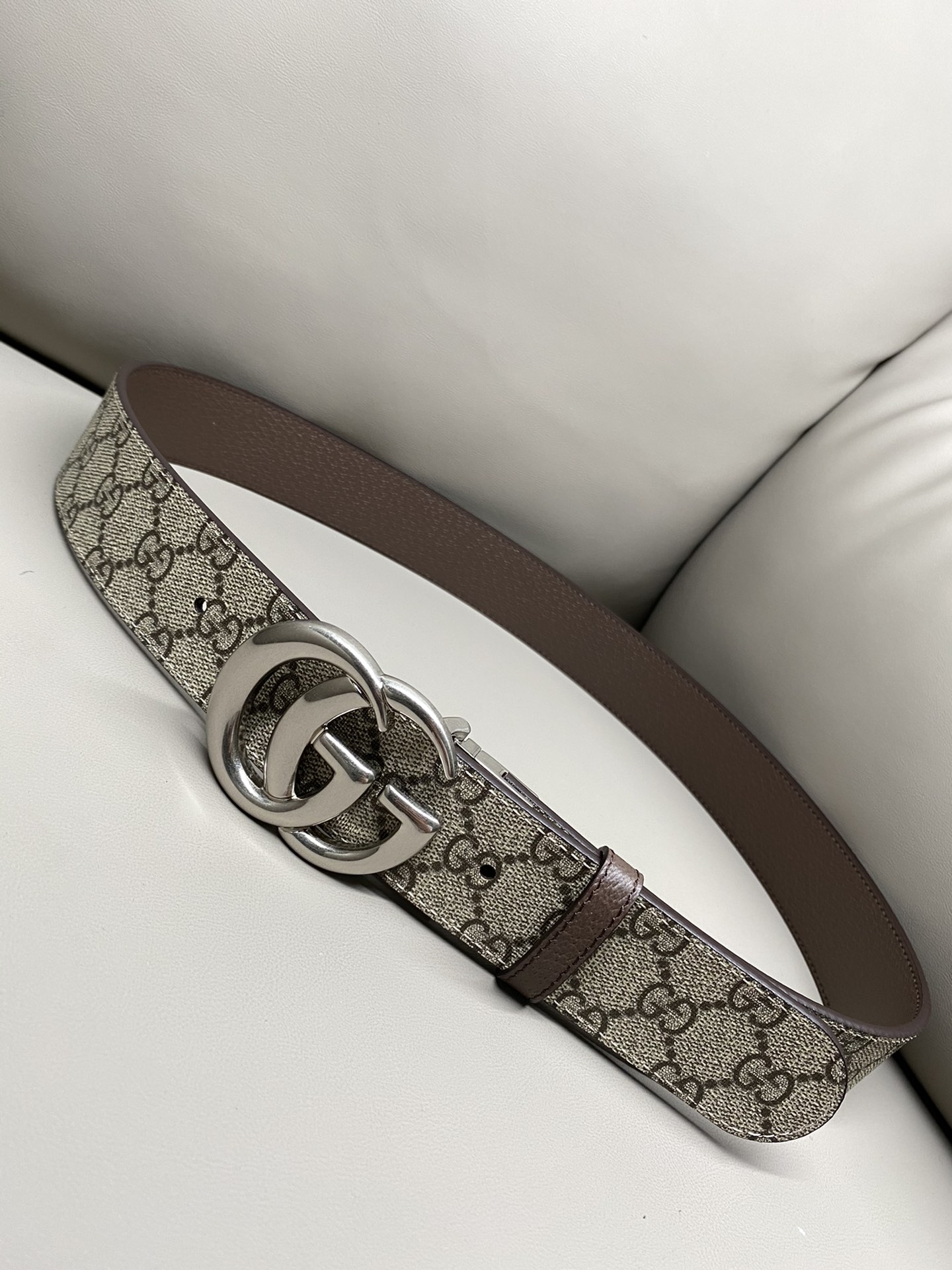 Gucci Male Canvas Belt Canvas Black S-m