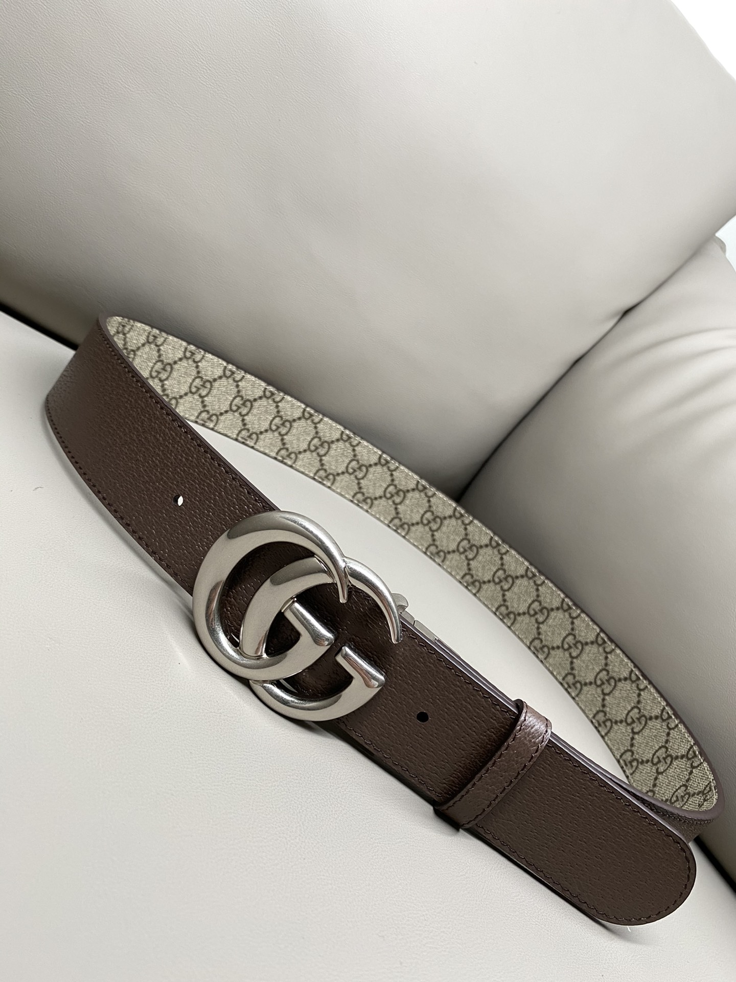 Gucci Male Canvas Belt Canvas Black S-m