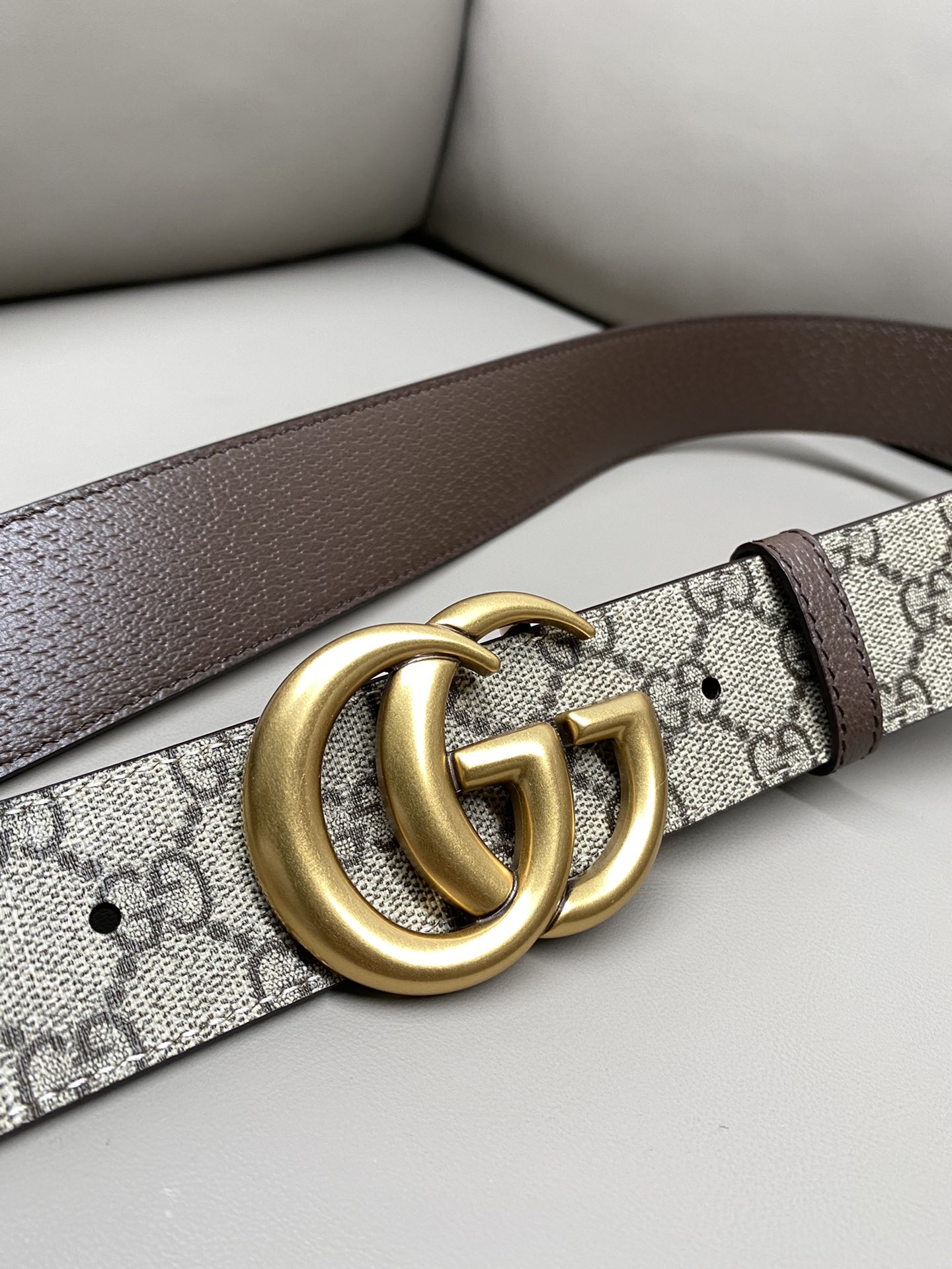 Gucci Male Canvas Belt Canvas Black S-m