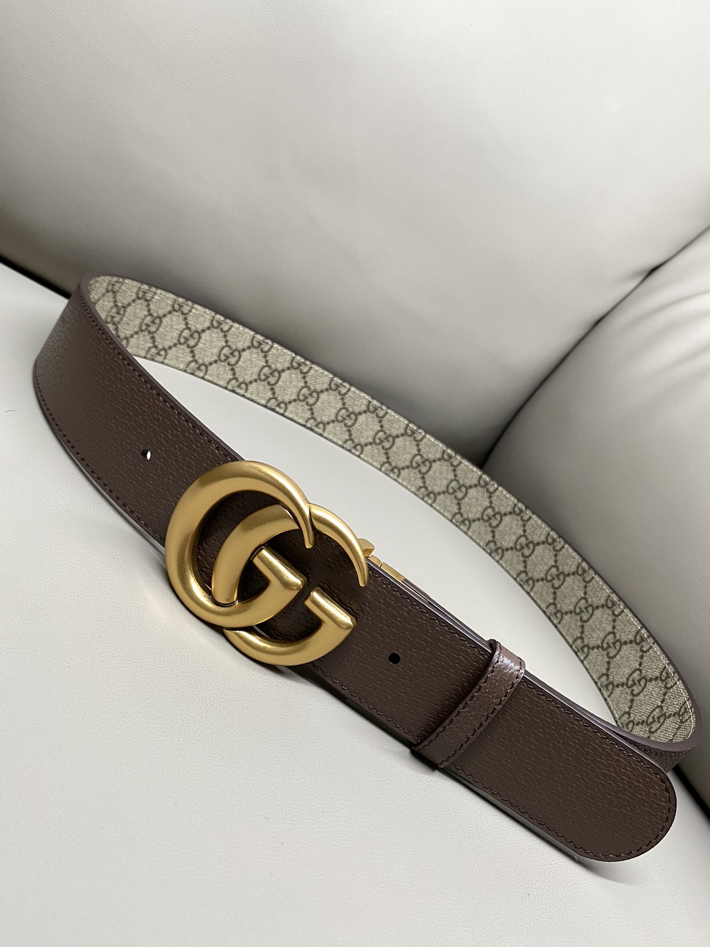 Gucci Male Canvas Belt Canvas Black S-m