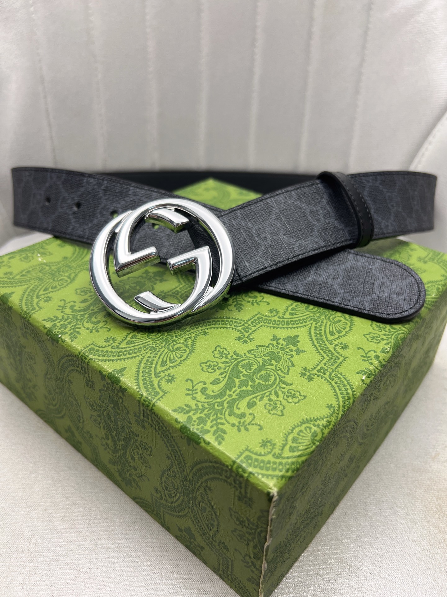 Gucci Male Leather Belt Top Grain Leather