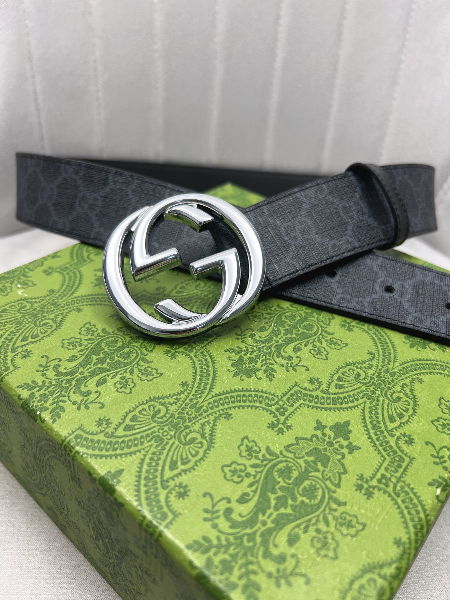 Gucci Male Leather Belt Top Grain Leather