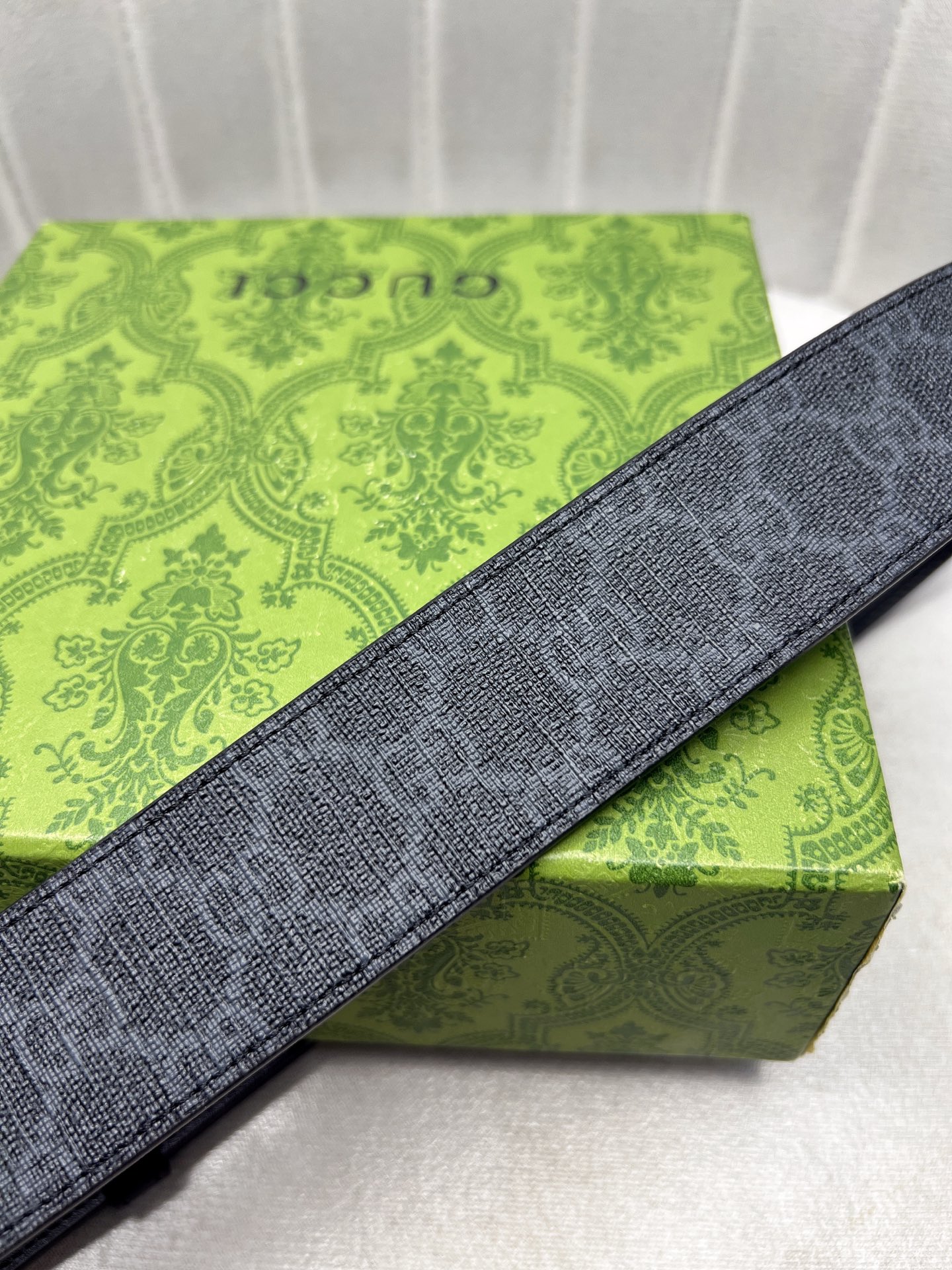 Gucci Male Leather Belt Top Grain Leather