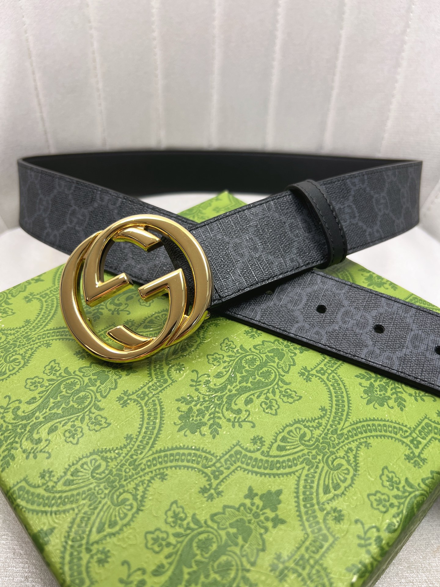 Gucci Male Leather Belt Top Grain Leather