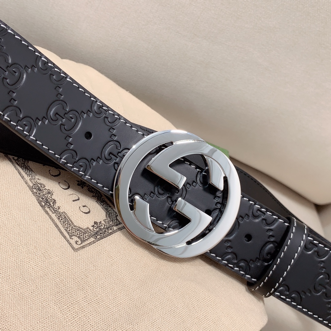 Gucci Male Basic Belt Cow Leather