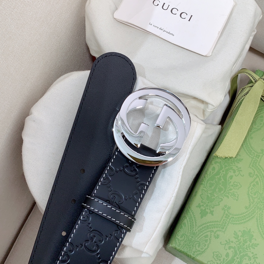 Gucci Male Basic Belt Cow Leather