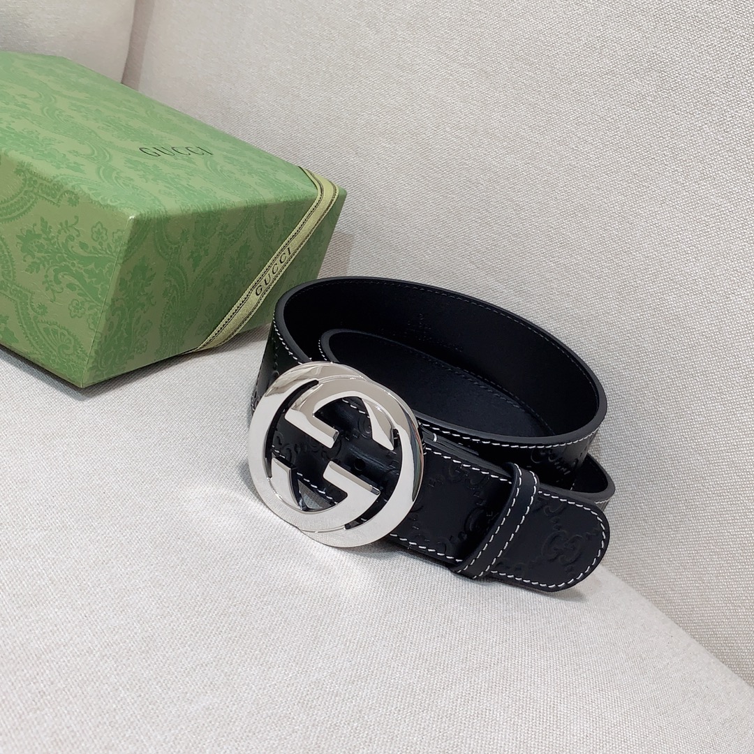 Gucci Male Basic Belt Cow Leather