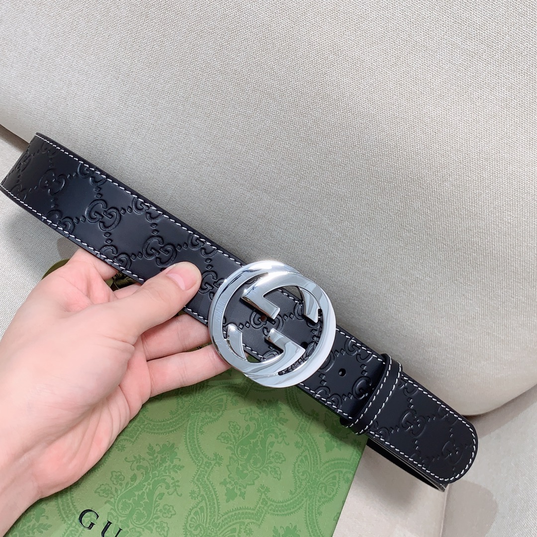 Gucci Male Basic Belt Cow Leather