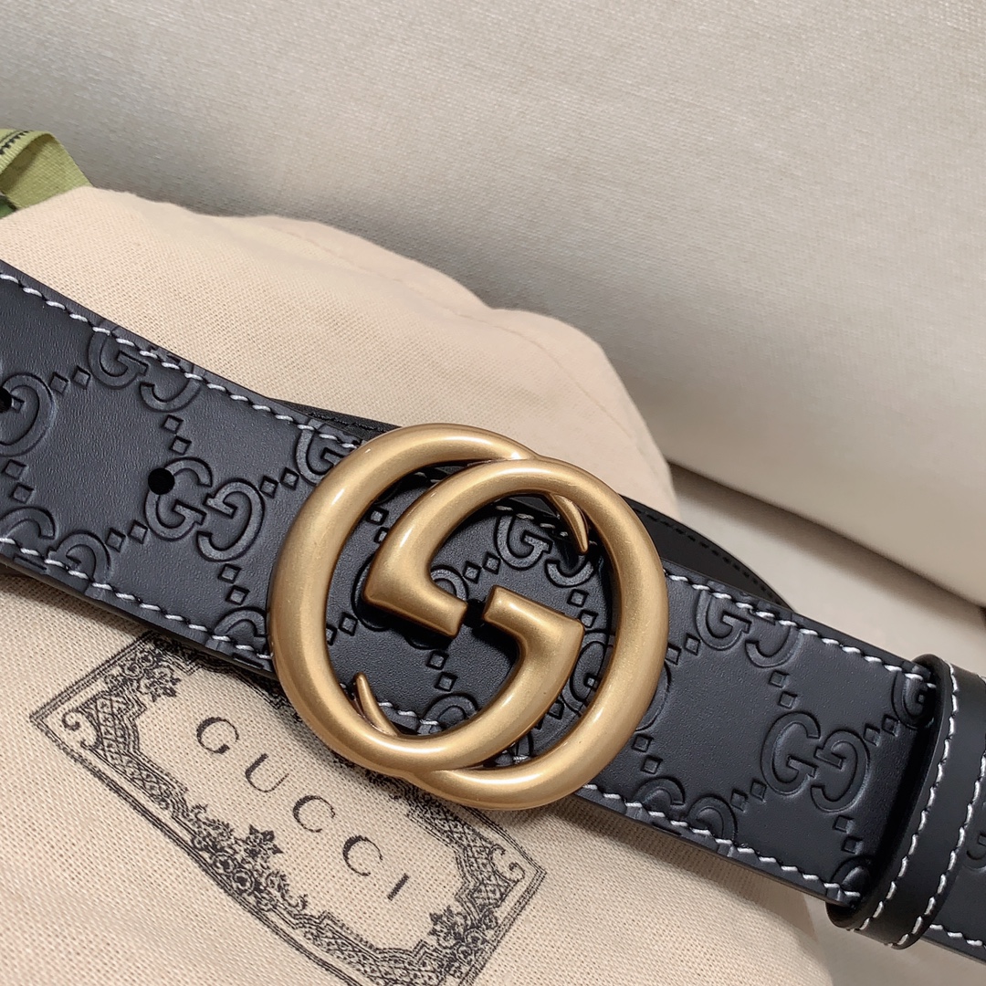 Gucci Male Basic Belt Cow Leather