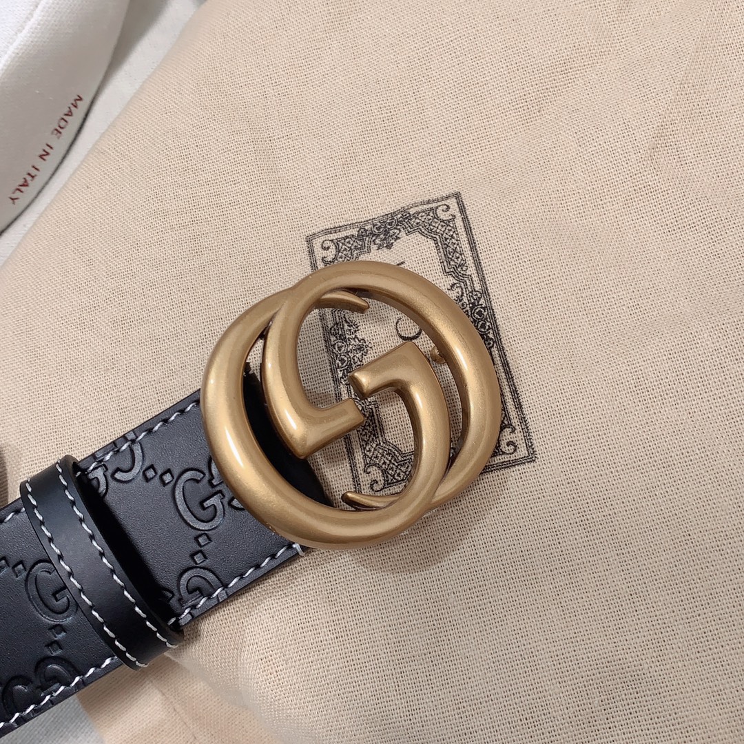 Gucci Male Basic Belt Cow Leather