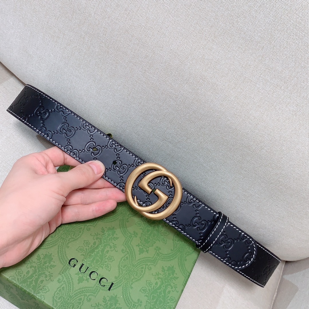 Gucci Male Basic Belt Cow Leather