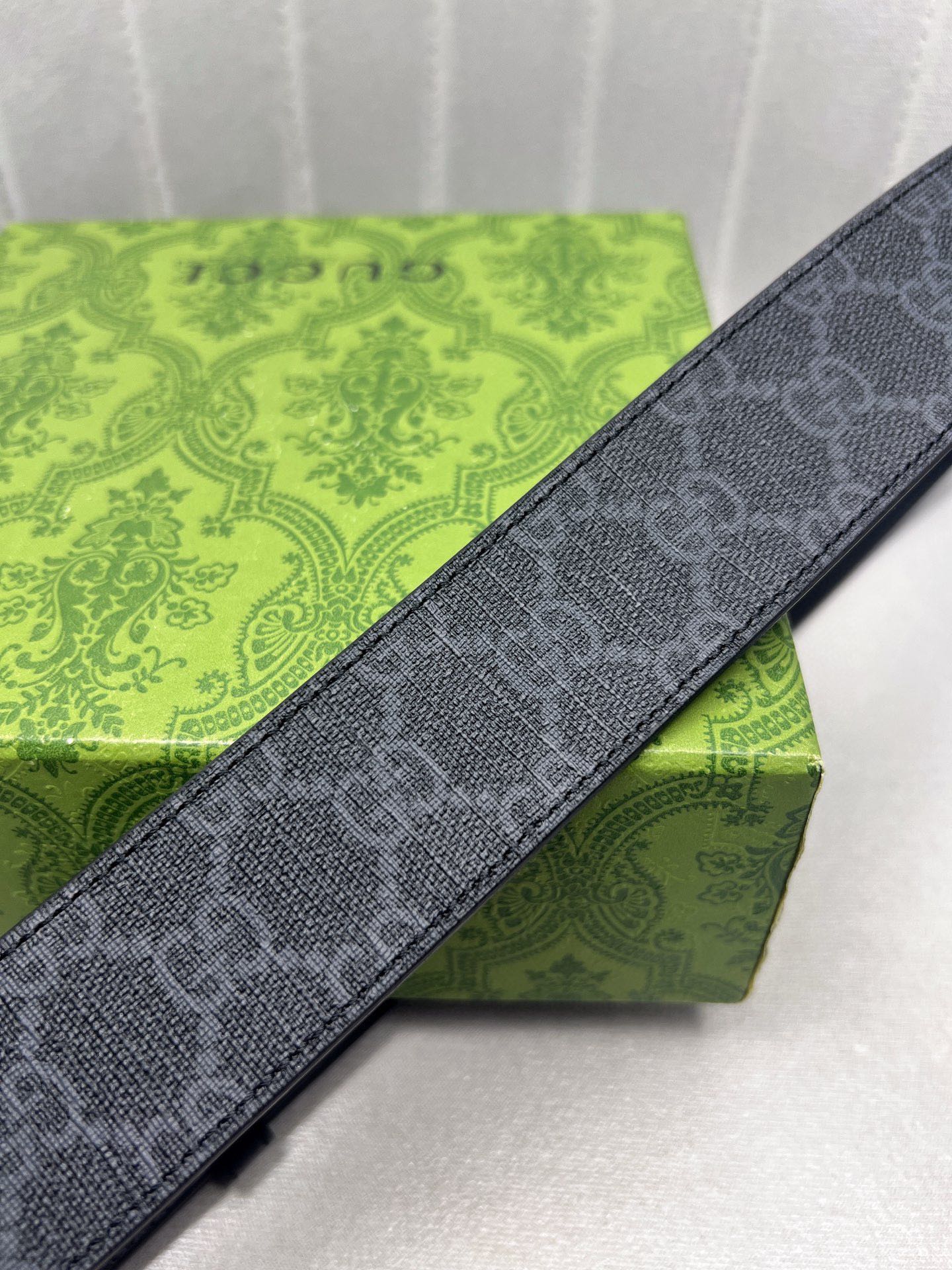 Gucci Male Leather Belt Top Grain Leather Waterproof