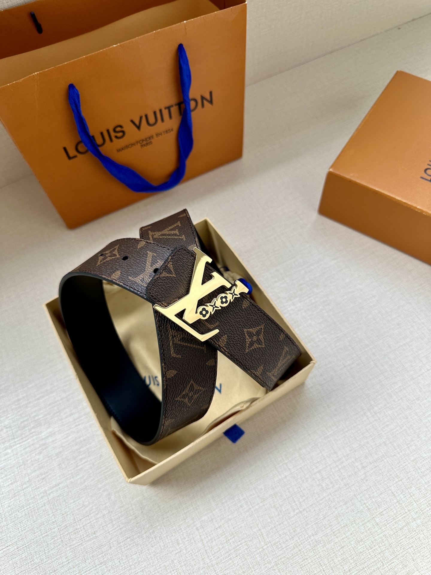 Louis Vuitton Basic Belt Canvas M-l