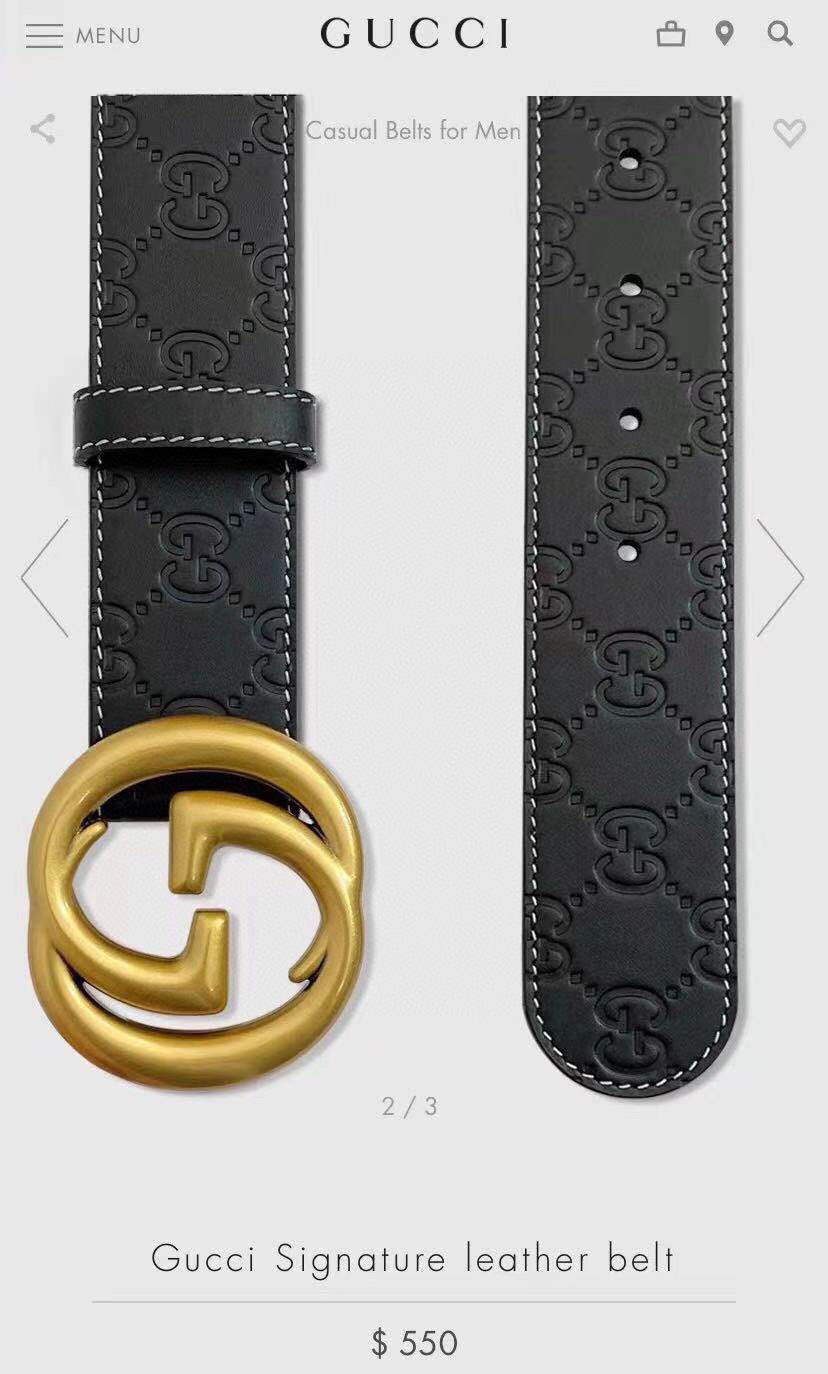 Basic Belt Cow Leather White