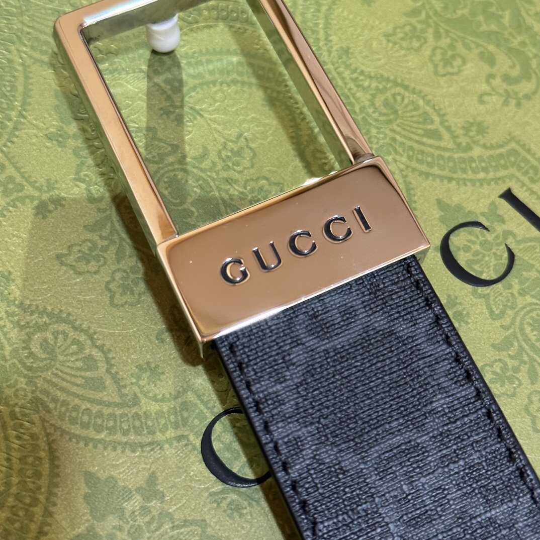 Gucci Basic Belt Canvas Black S-m