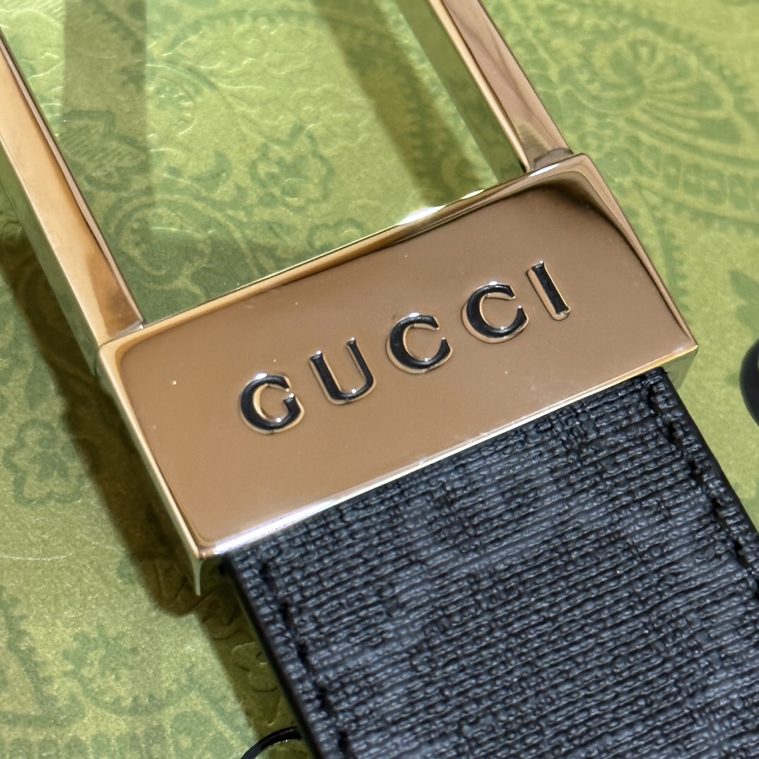 Gucci Basic Belt Canvas Black S-m