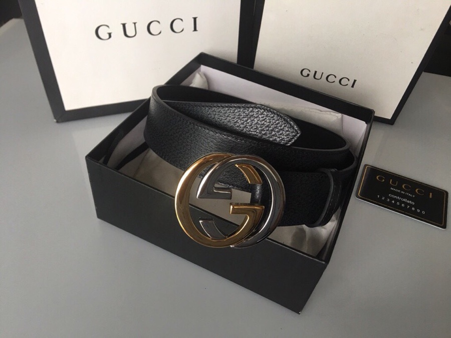 Gucci Basic Belt Top Grain Leather M