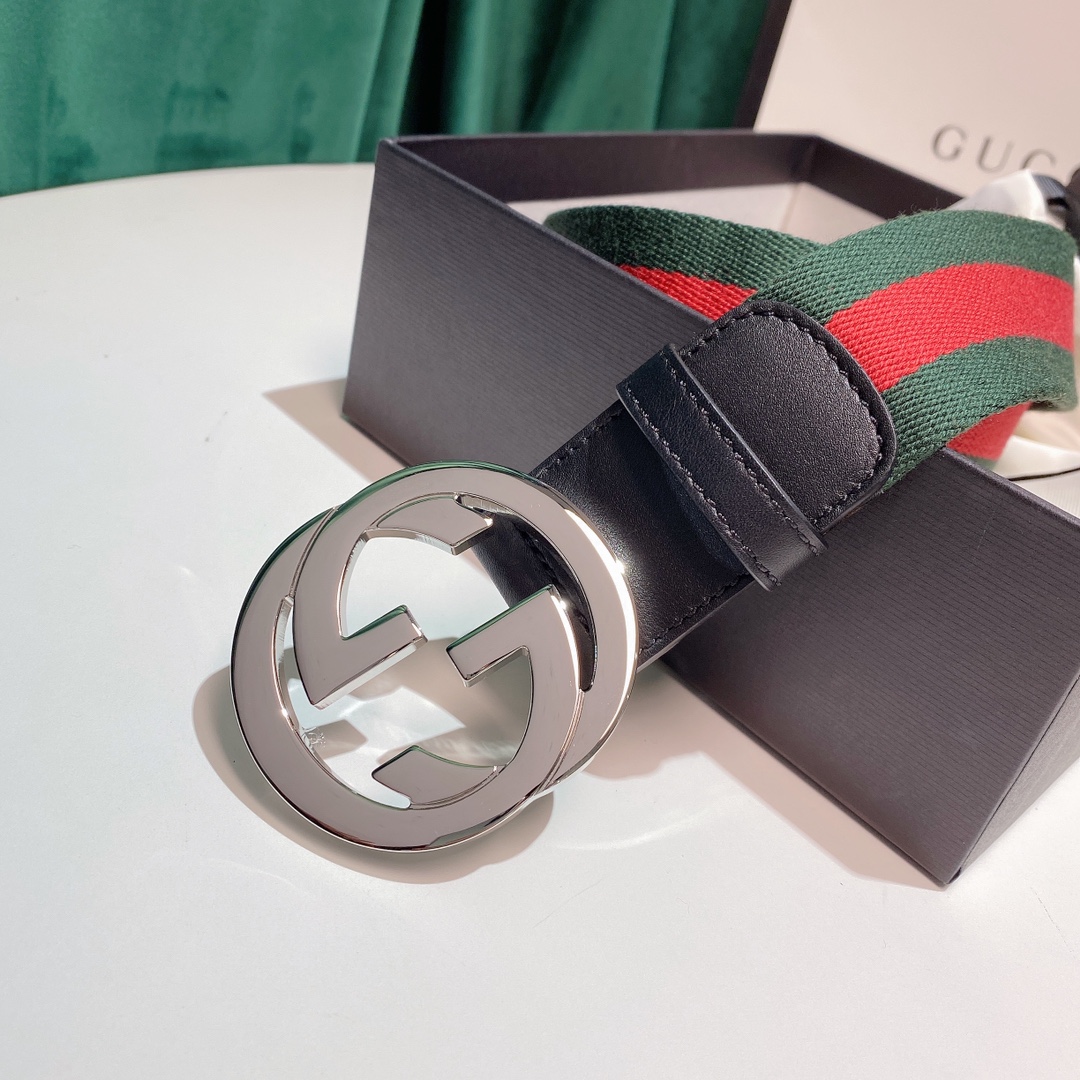 Gucci Basic Belt Cow Leather M