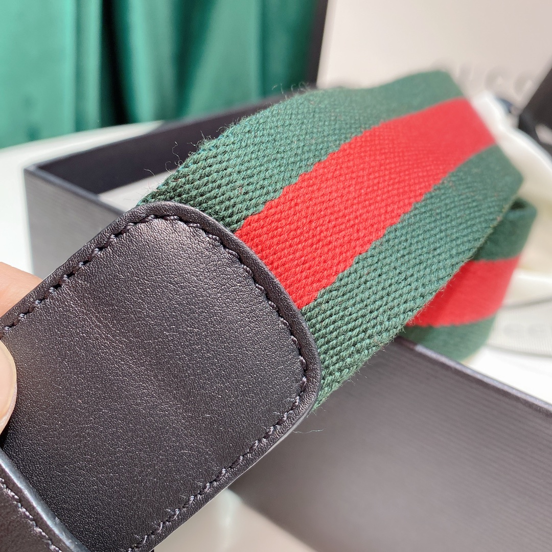 Gucci Basic Belt Cow Leather M