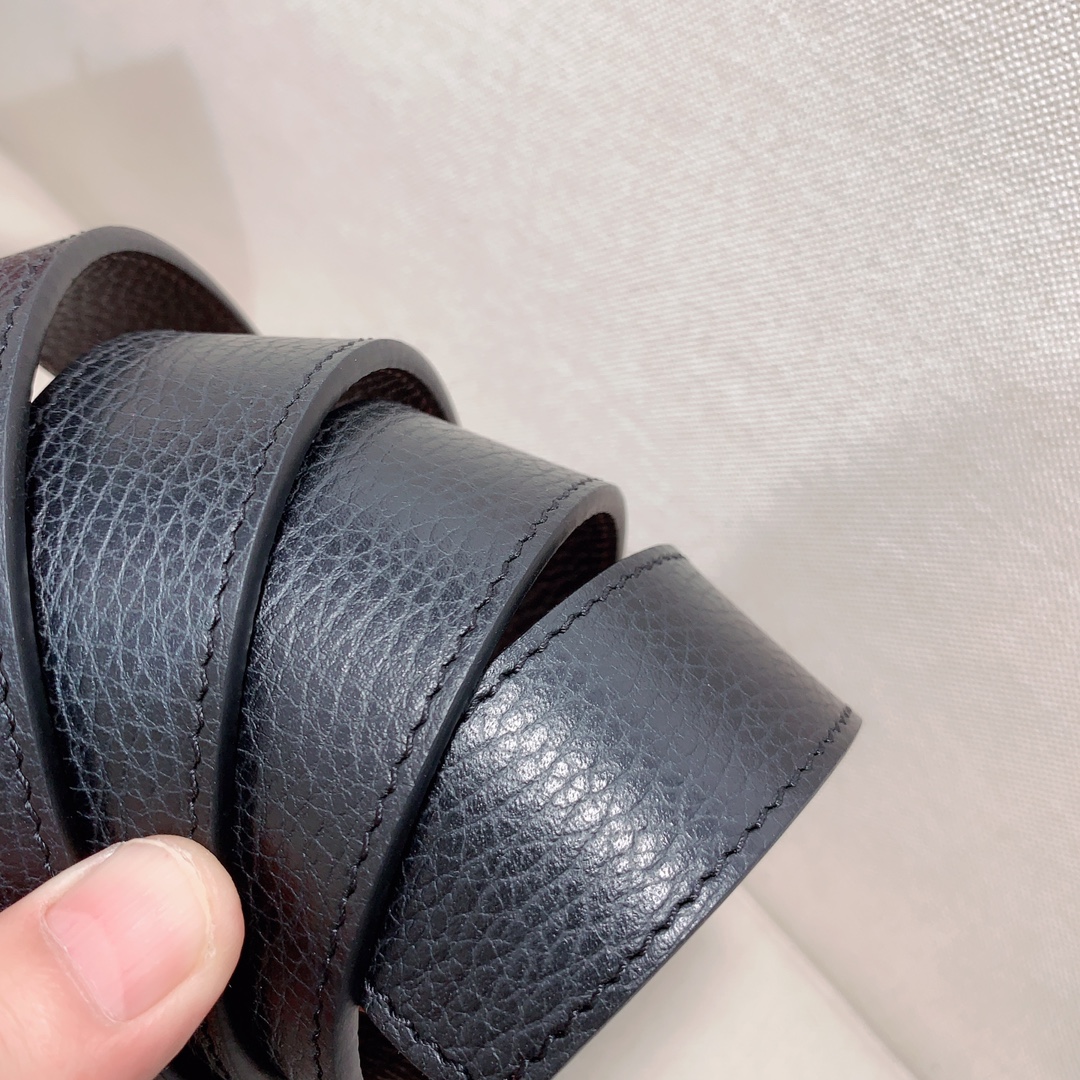 Salvatore Ferragamo Male Leather Belt Cow Leather 35mm