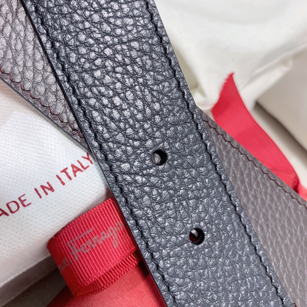 Salvatore Ferragamo Male Leather Belt Cow Leather 35mm