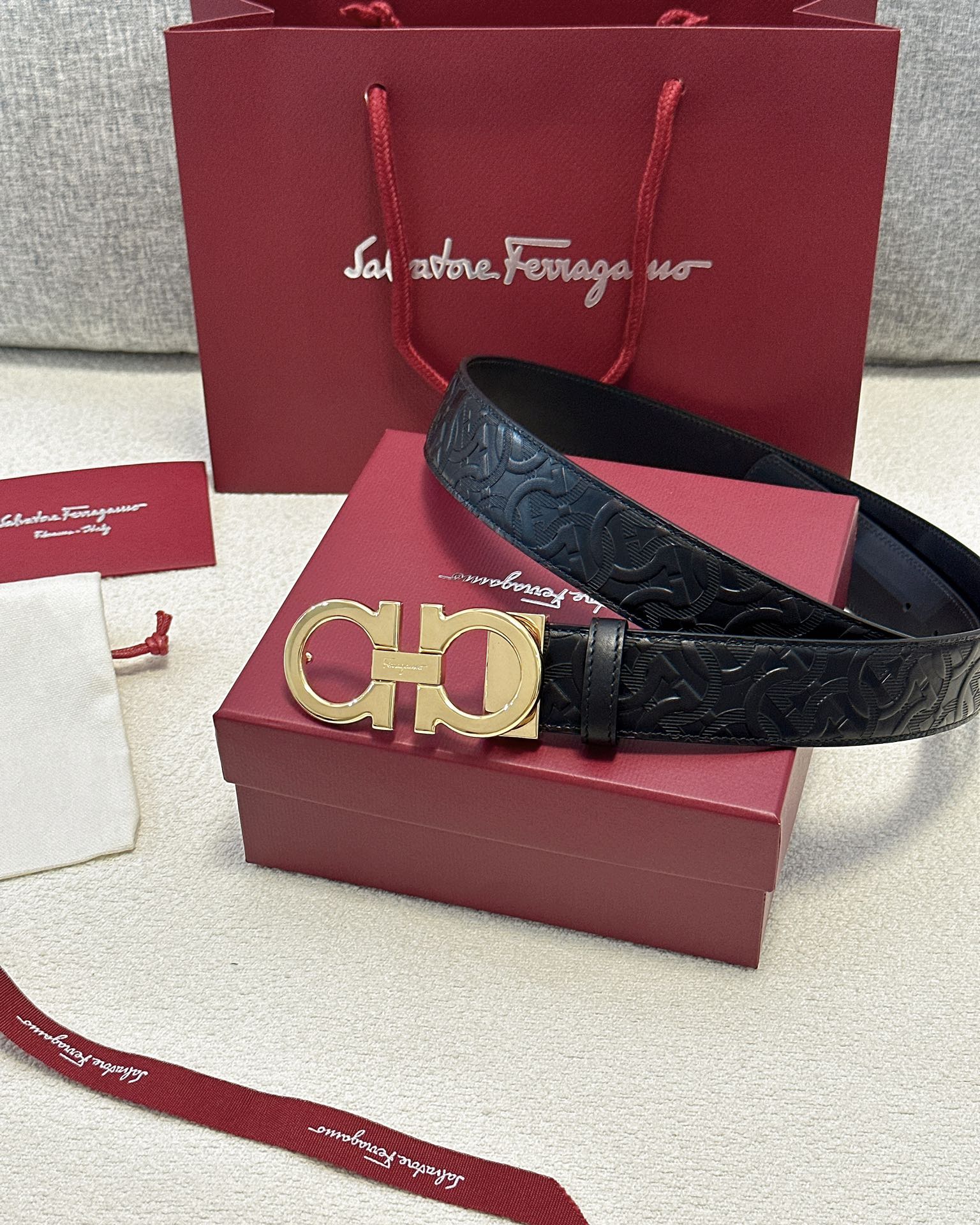 Salvatore Ferragamo Male Basic Belt Cow Leather M