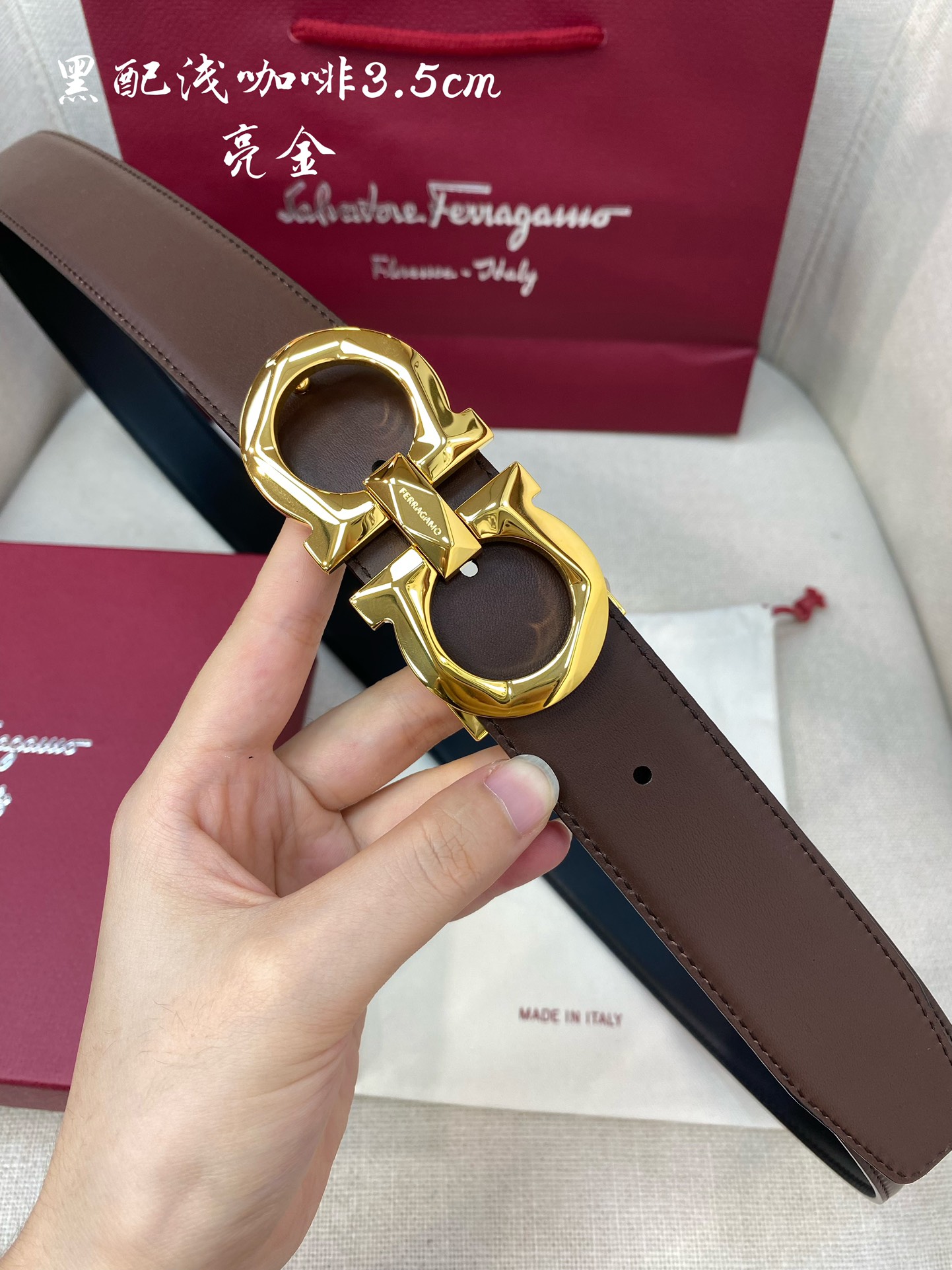 Male Leather Belt Cow Leather M