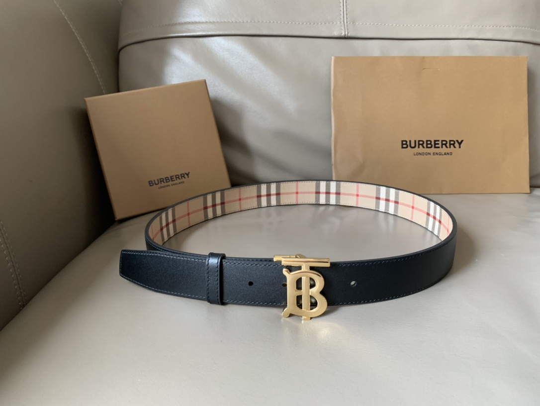 Burberry Male Basic Belt Cow Leather M-l