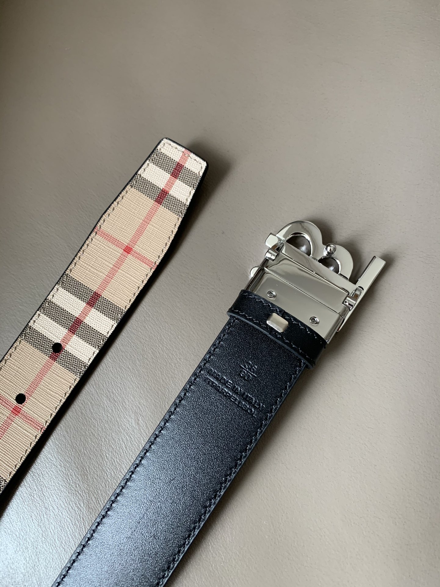 Burberry Male Basic Belt Cow Leather M-l